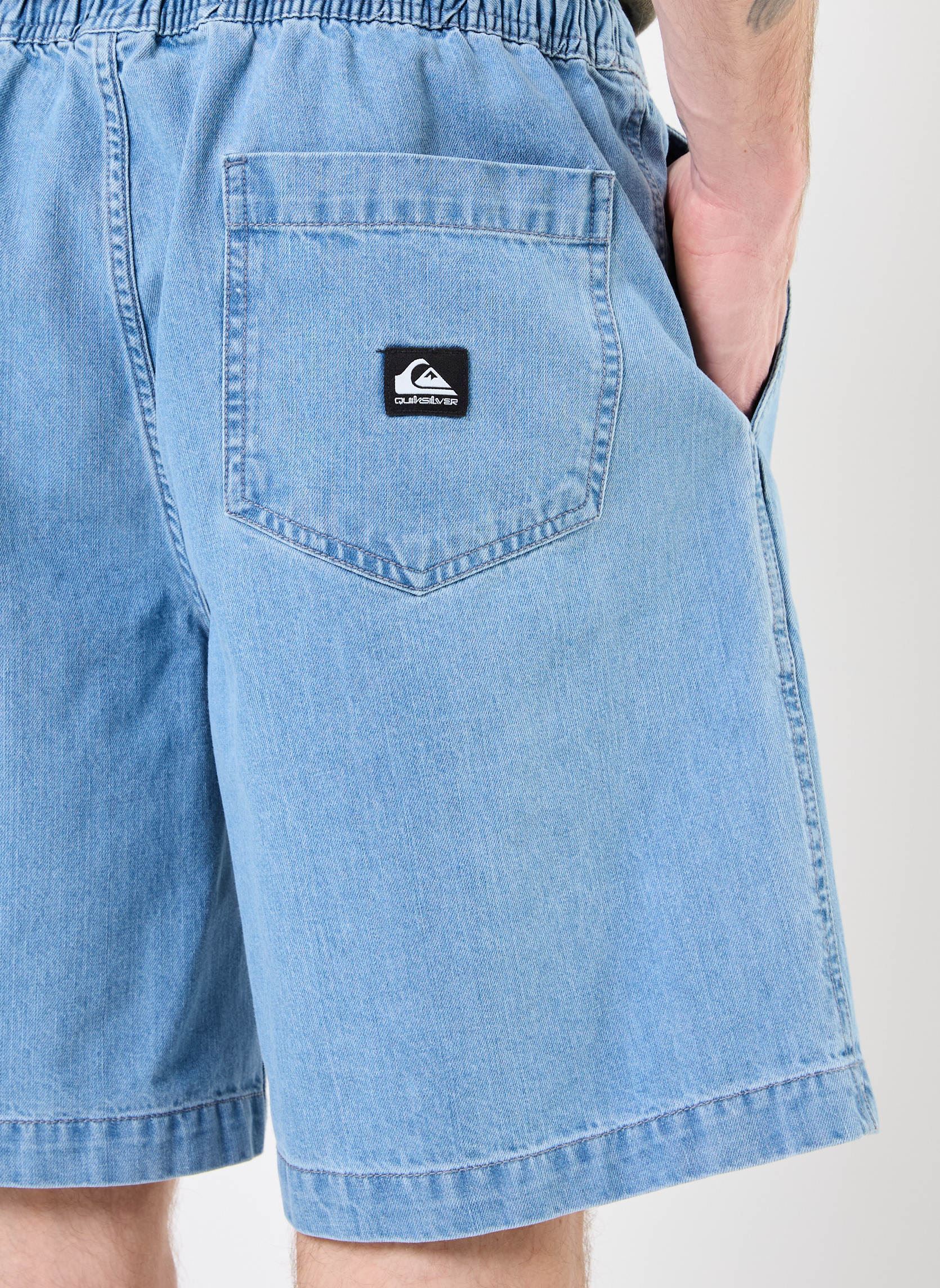 Shorts en jean Taxer Denim Short EQYDS03113 homme bleu Quiksilver Shorts en jean Taxer Denim Short EQYDS03113 homme bleu 2001 Stone Wash
