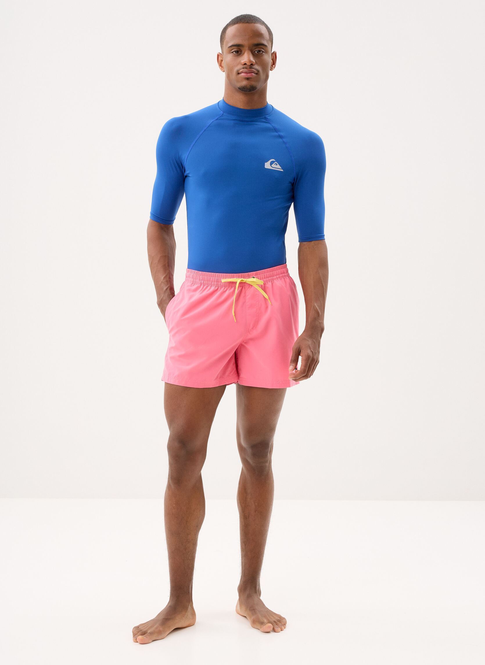 Tee-shirts manches courtes Everyday Upf50 Ss AQYWR03130 homme bleu Quiksilver Tee-shirts manches courtes Everyday Upf50 Ss AQYWR03130 homme bleu MONACO BLUE