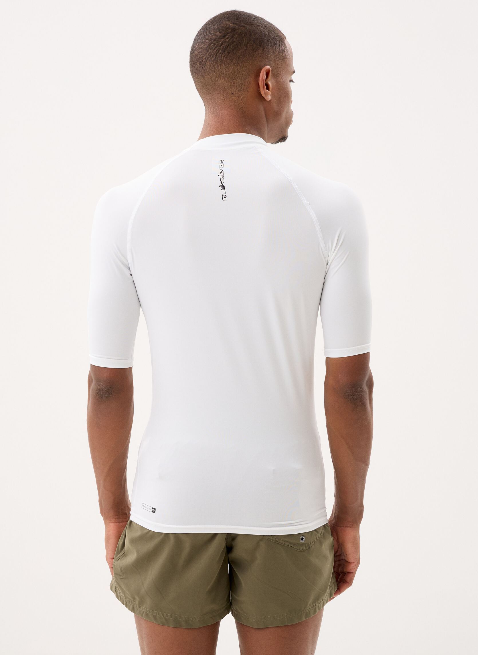Tee-shirts manches courtes Everyday Upf50 Ss AQYWR03130 homme blanc Quiksilver Tee-shirts manches courtes Everyday Upf50 Ss AQYWR03130 homme blanc White