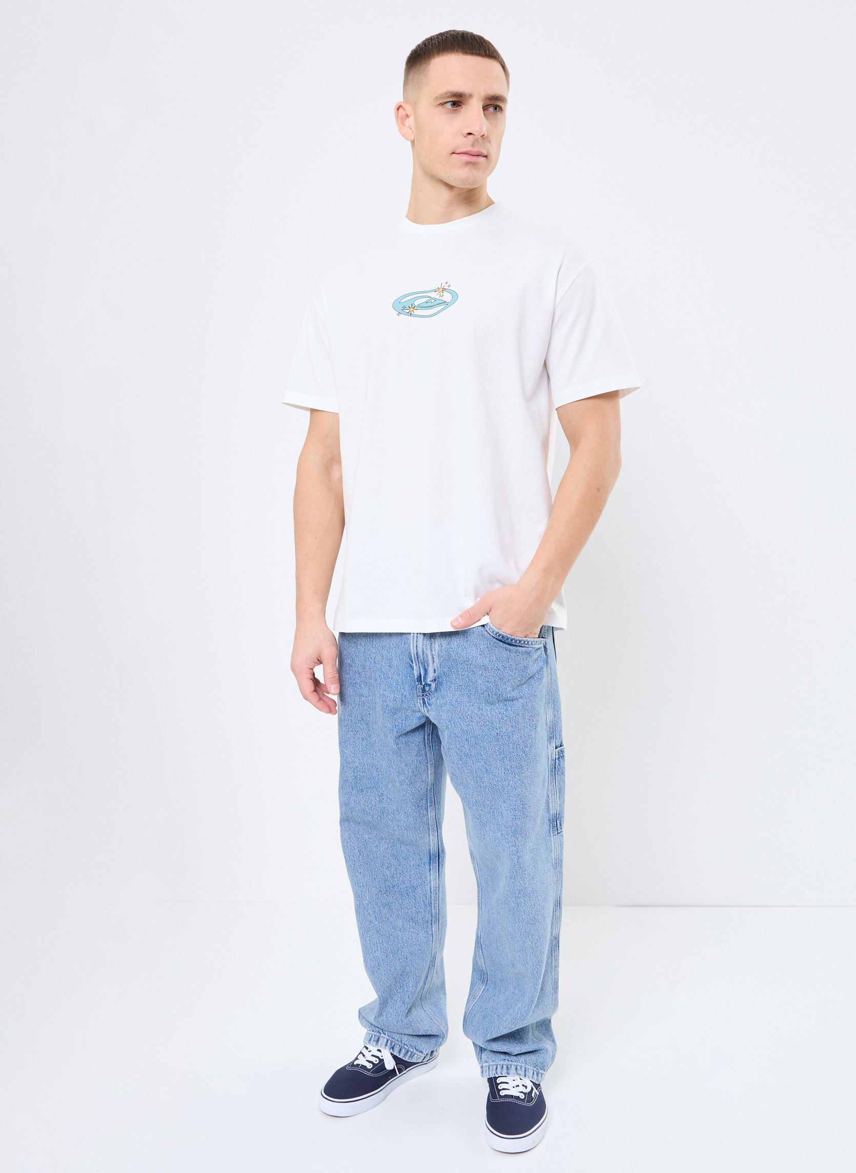 Kurzarm-T-Shirts Nd Nature Magic Ss EQYZT08025 herren weiß Quiksilver Kurzarm-T-Shirts Nd Nature Magic Ss EQYZT08025 herren weiß Snow white