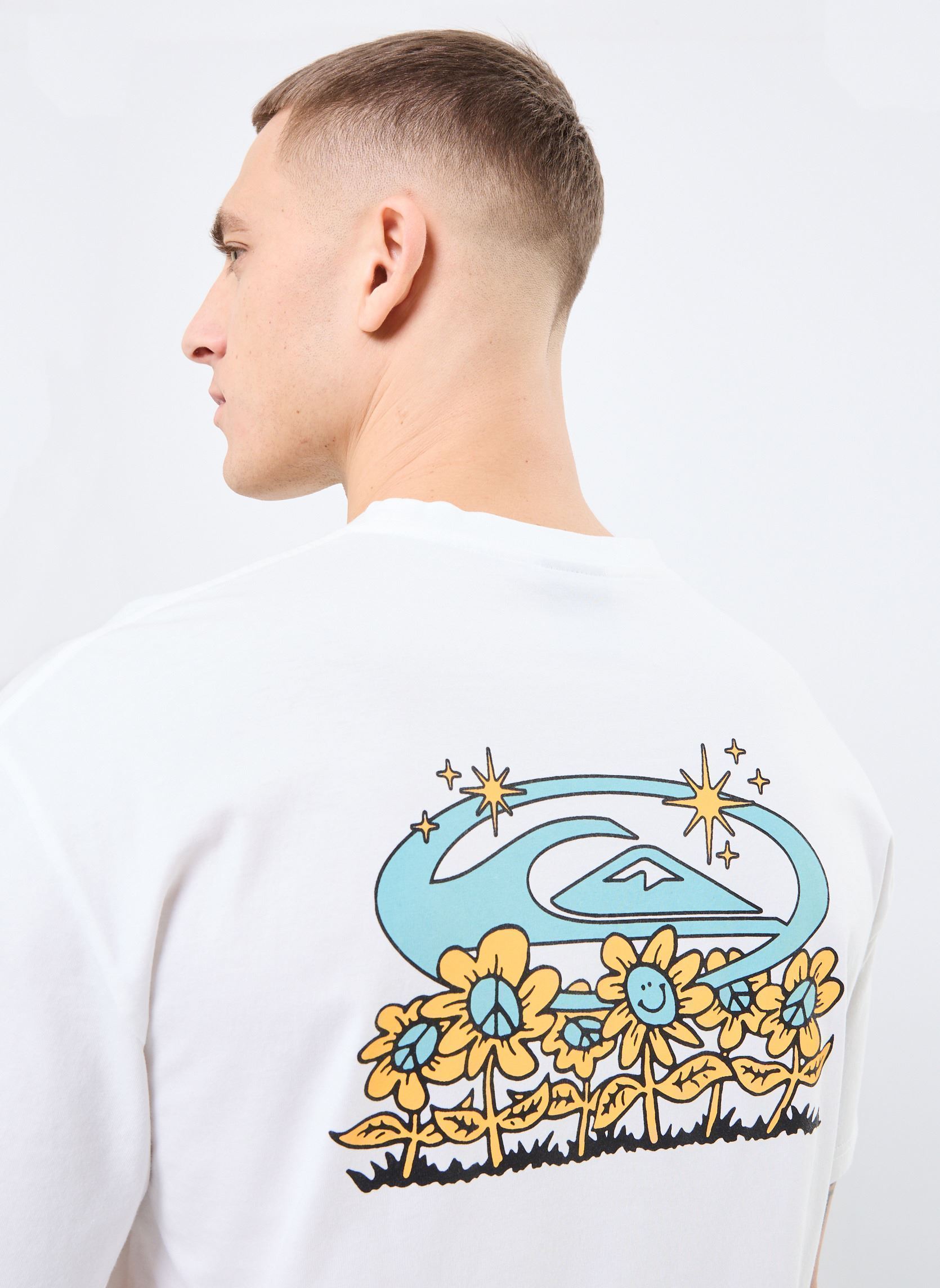 Kurzarm-T-Shirts Nd Nature Magic Ss EQYZT08025 herren weiß Quiksilver Kurzarm-T-Shirts Nd Nature Magic Ss EQYZT08025 herren weiß Snow white