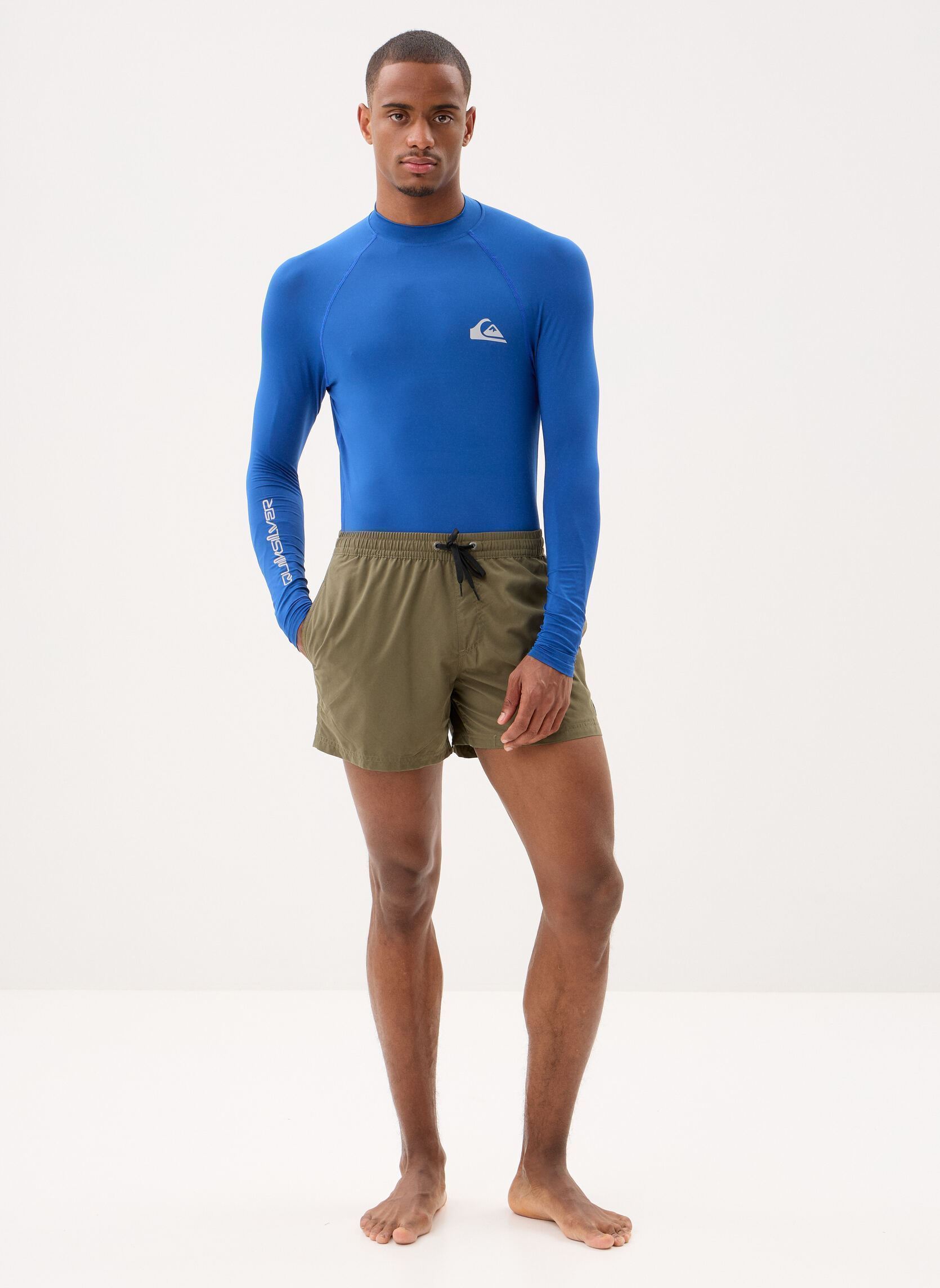 Tee-shirts manches longues Everyday Upf50 Ls AQYWR03131 homme bleu Quiksilver Tee-shirts manches longues Everyday Upf50 Ls AQYWR03131 homme bleu Monaco Blue