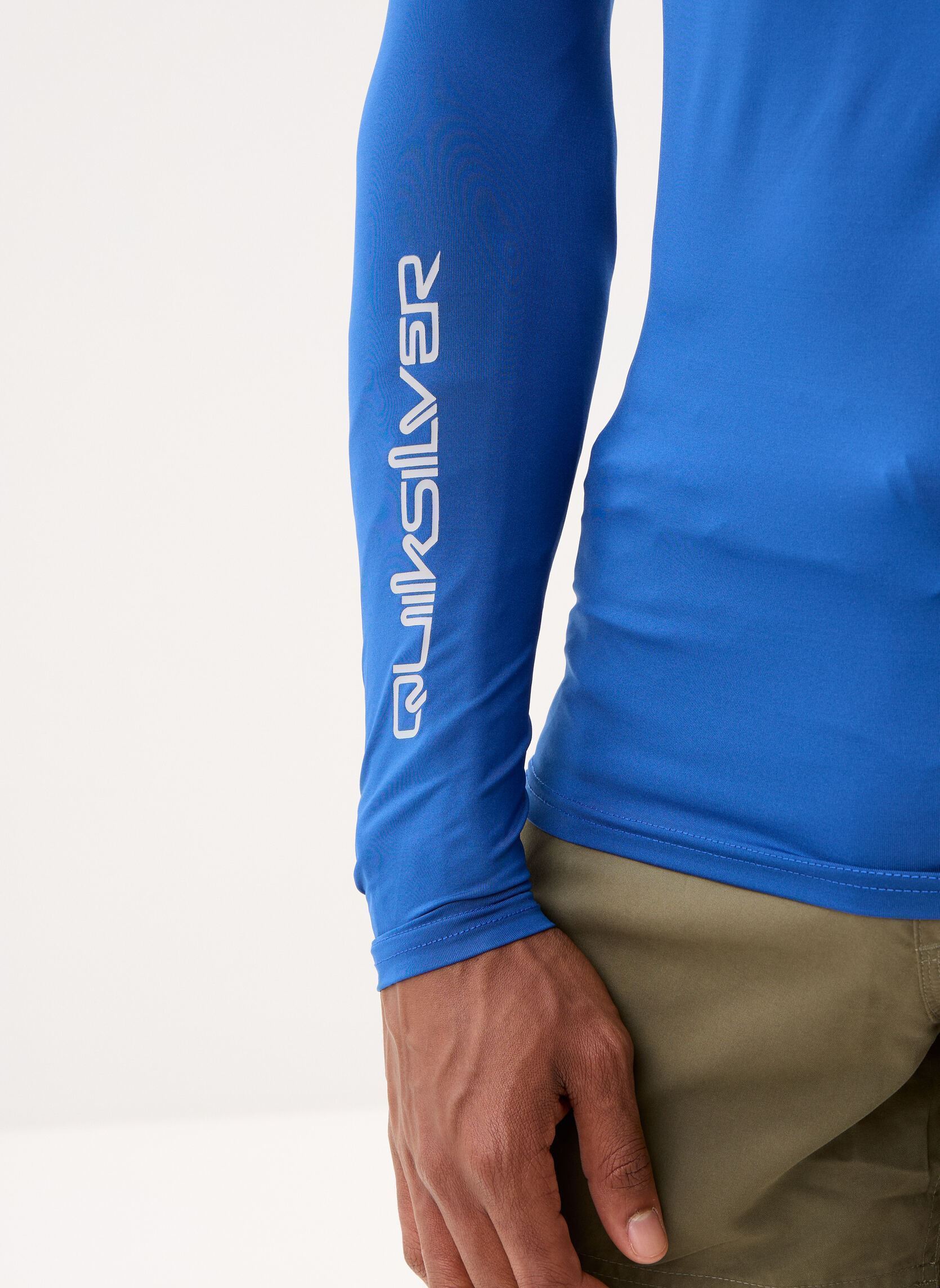 Tee-shirts manches longues Everyday Upf50 Ls AQYWR03131 homme bleu Quiksilver Tee-shirts manches longues Everyday Upf50 Ls AQYWR03131 homme bleu Monaco Blue