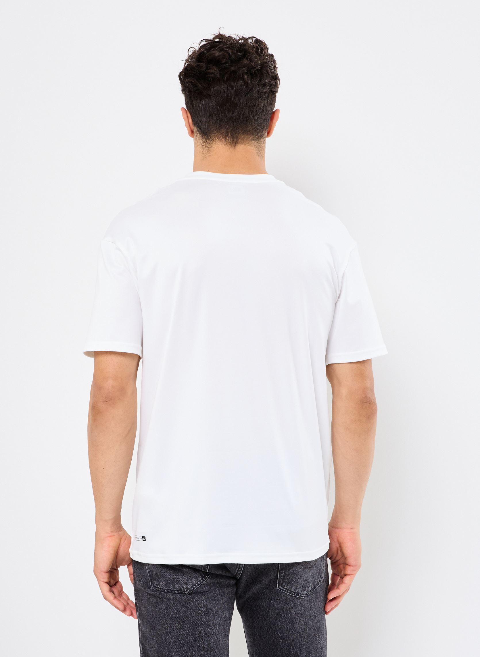 Tee-shirts Everyday Surf Tee Ss AQYWR03135 homme blanc Quiksilver Tee-shirts Everyday Surf Tee Ss AQYWR03135 homme blanc WHITE/WHITE