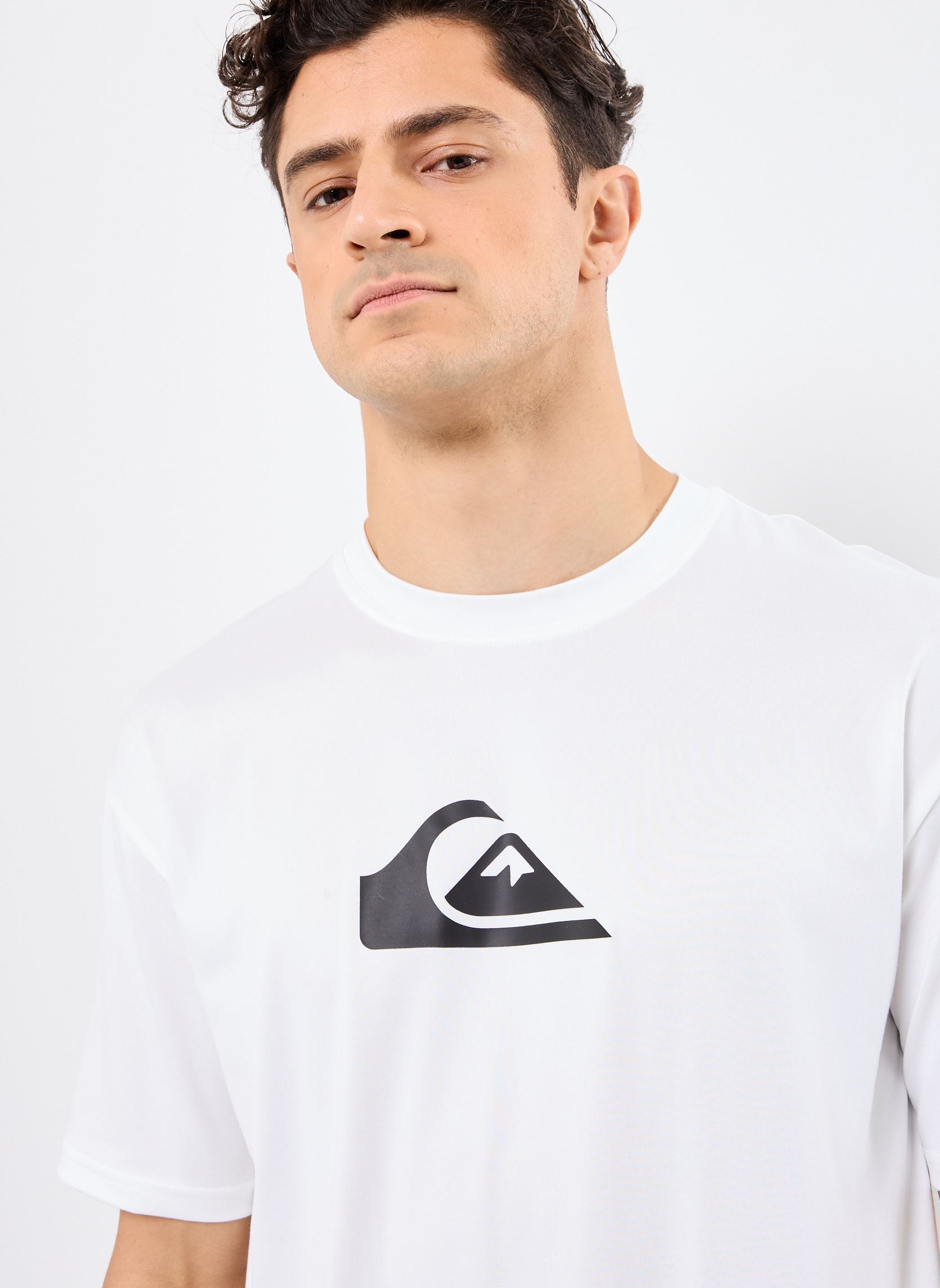 Tee-shirts Everyday Surf Tee Ss AQYWR03135 homme blanc Quiksilver Tee-shirts Everyday Surf Tee Ss AQYWR03135 homme blanc WHITE/WHITE