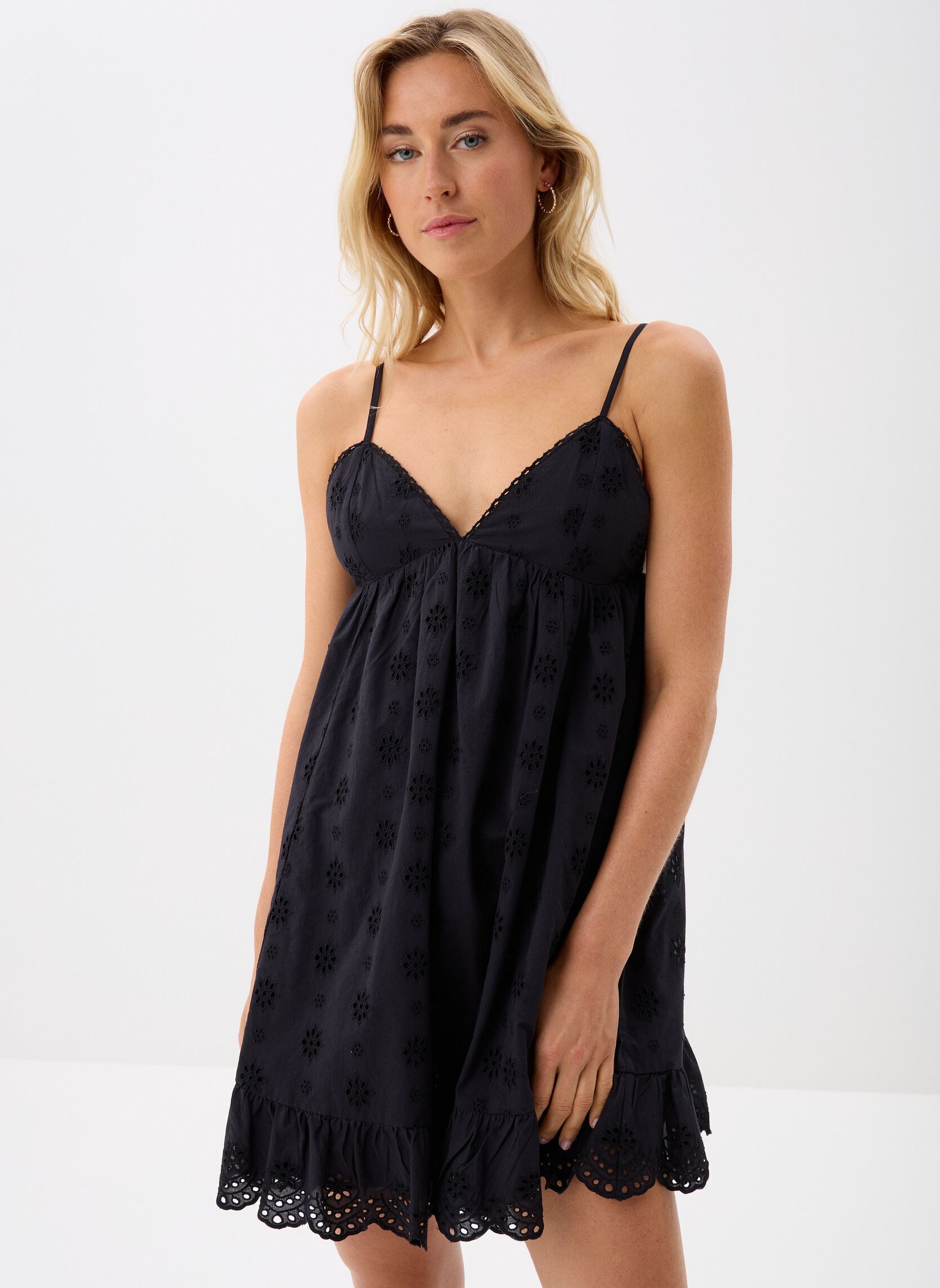 Robes B130755 femme noir IKKS Women Robes B130755 femme noir 02-NOIR