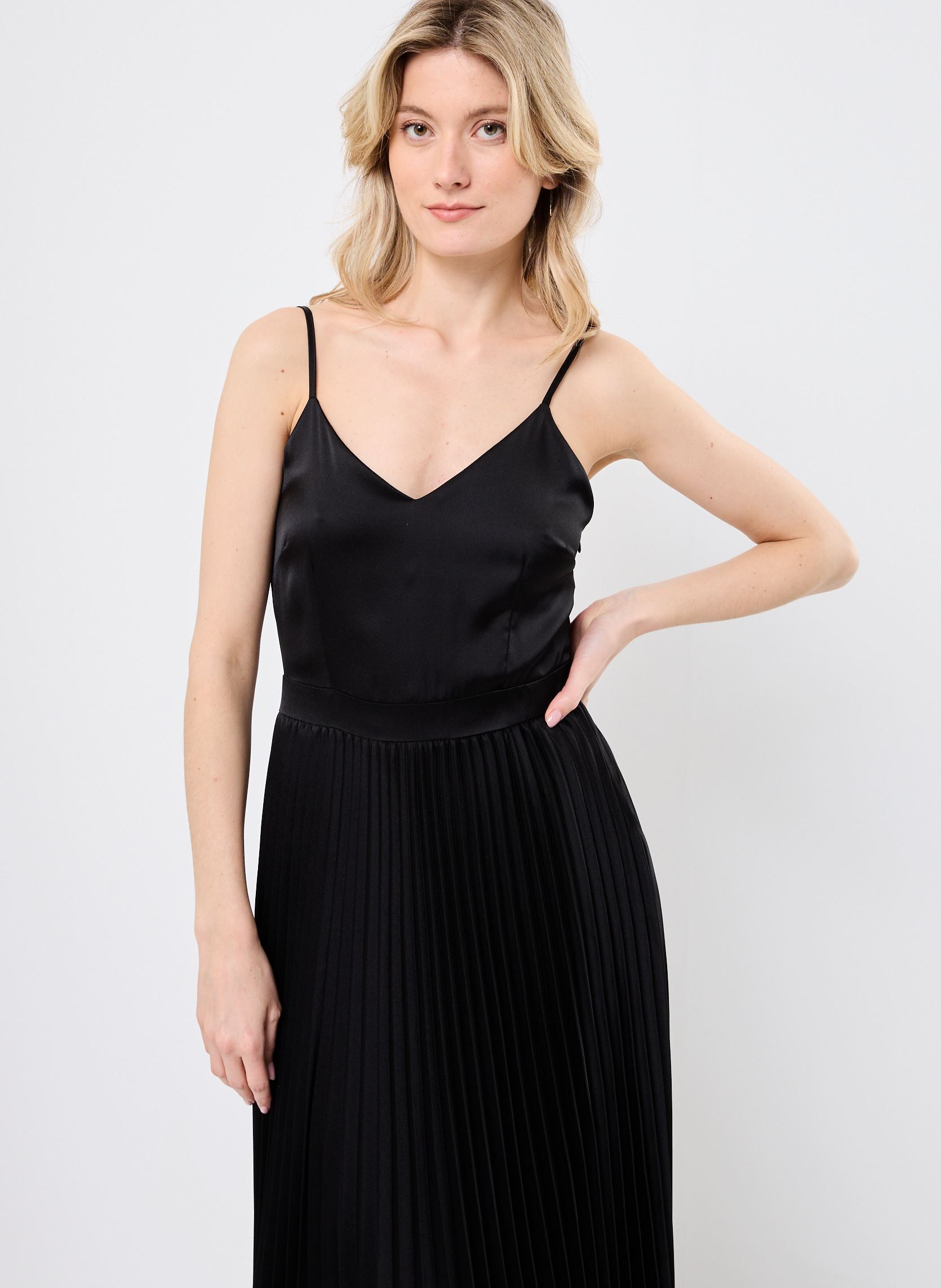 Robes longues B130975 femme noir IKKS Women Robes longues B130975 femme noir 02-NOIR
