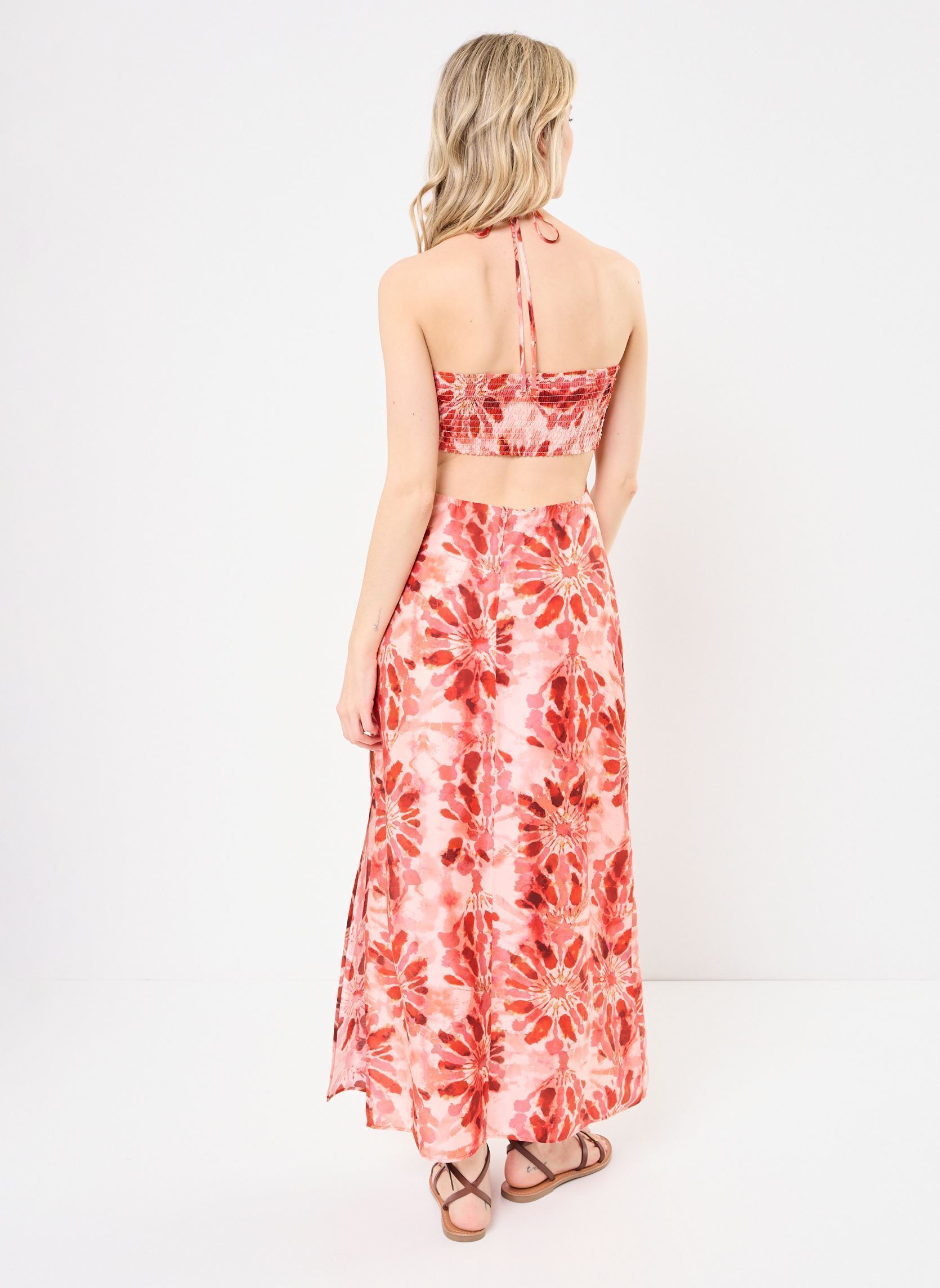 Vestidos largos B131025 mujer rosa IKKS Women Vestidos largos B131025 mujer rosa 37-RIBBON RED