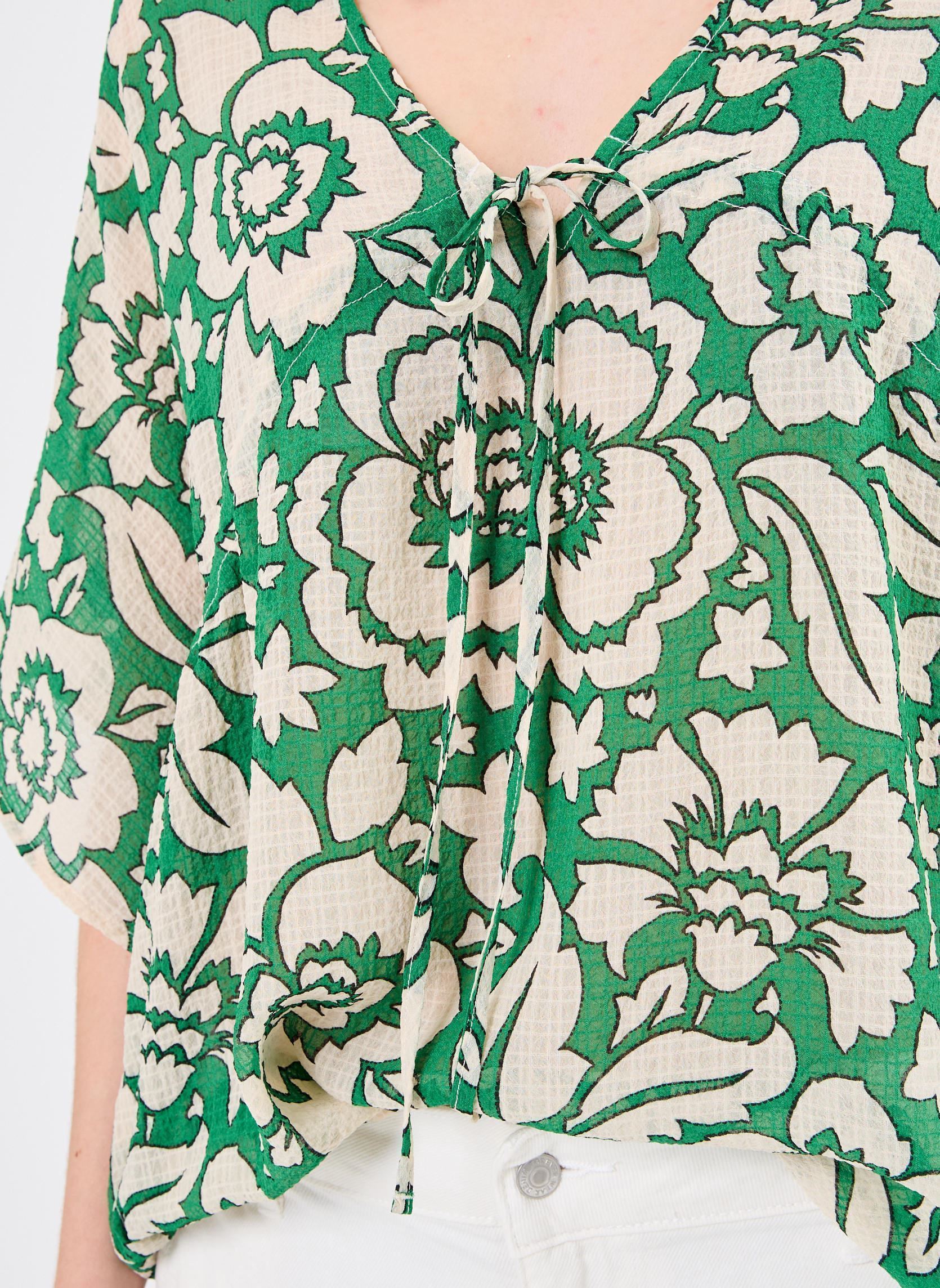 Langarm-Hemden B113275 damen mehrfarbig IKKS Women Langarm-Hemden B113275 damen mehrfarbig 52-PARROT GREEN