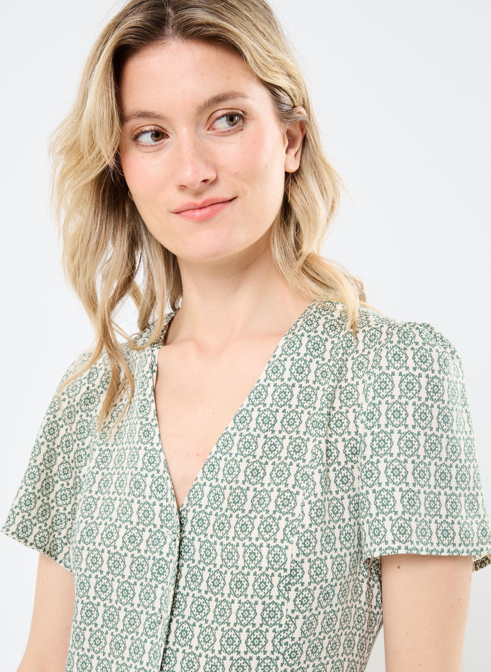 Kleider B131355 damen grün IKKS Women Kleider B131355 damen grün 05-PISTACHE