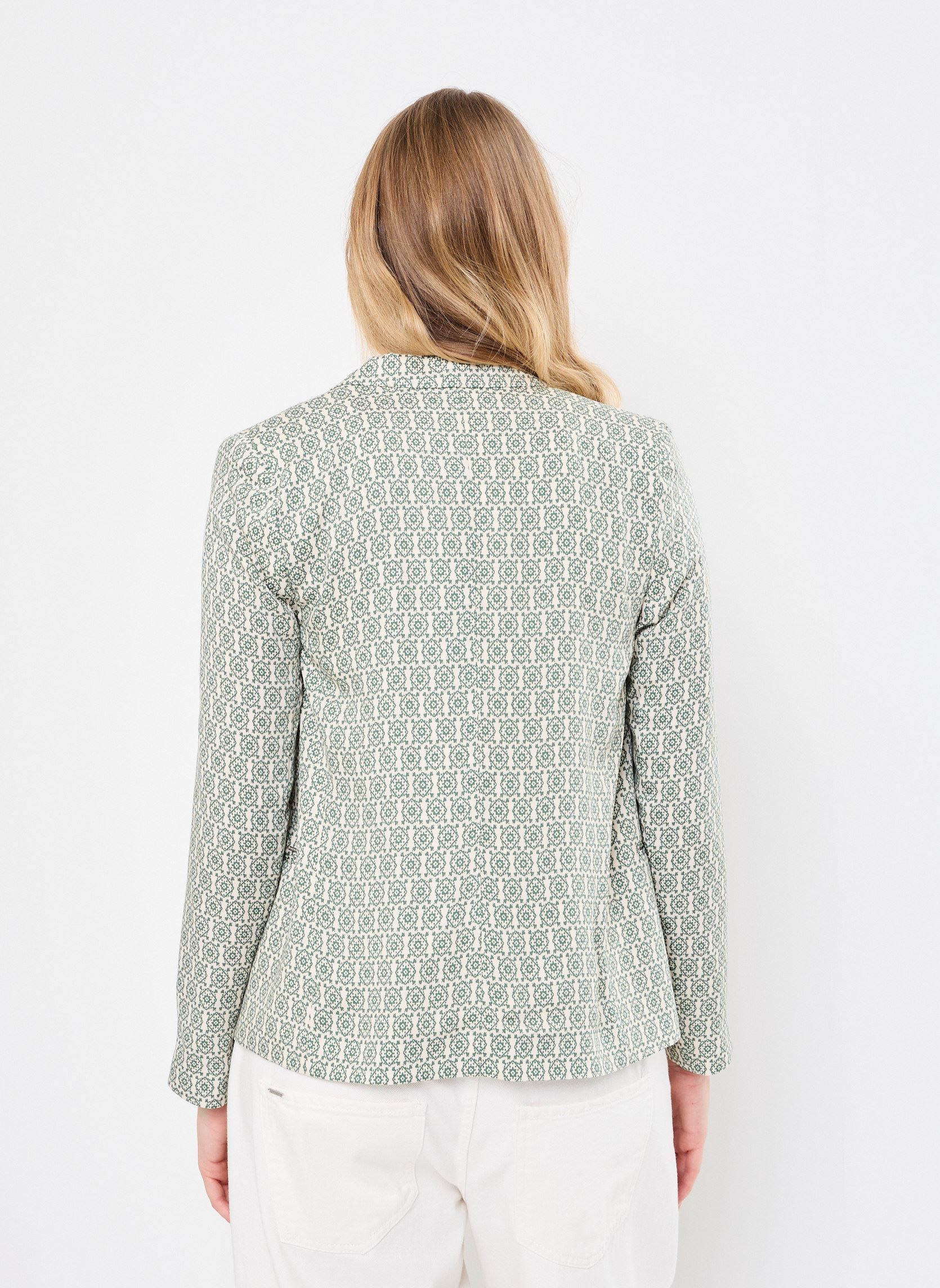 Blazer B140385 dames groen IKKS Women Blazer B140385 dames groen 05-PISTACHE