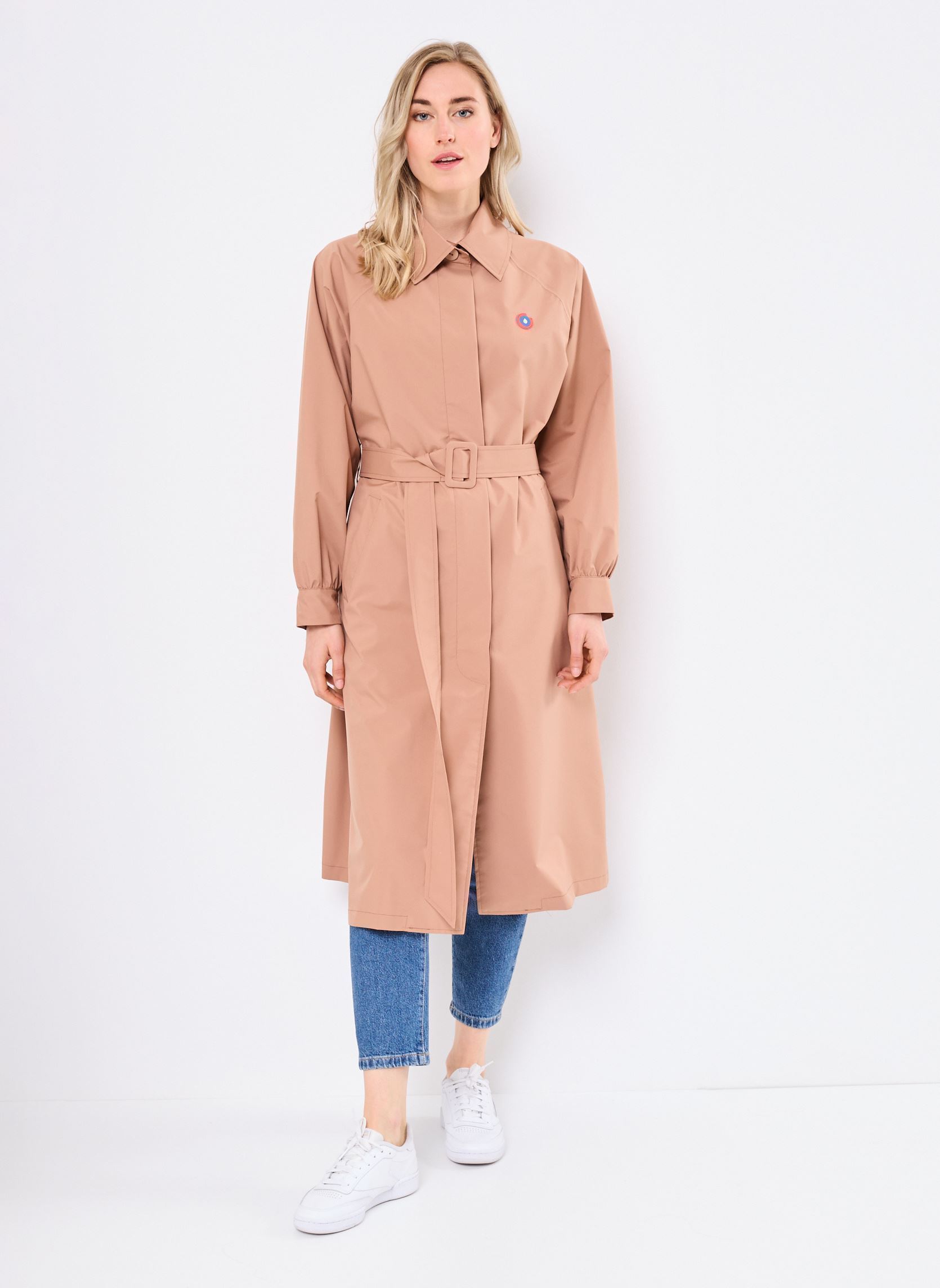 Trenchcoats Madeleine trench long raincoat damen braun FLOTTE Trenchcoats Madeleine trench long raincoat damen braun Cannelle