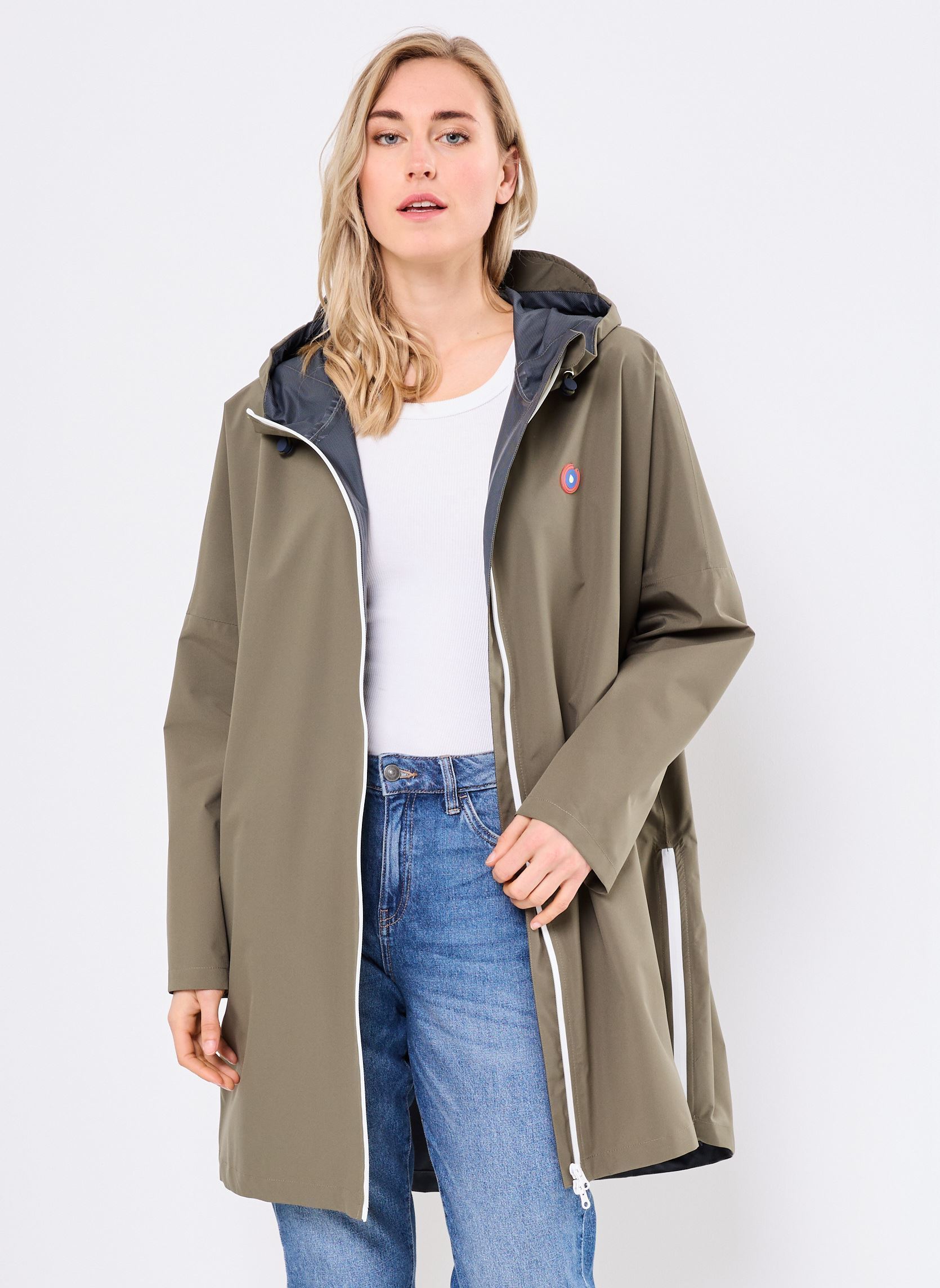 Vestes imperméable Liberté femme vert FLOTTE Vestes imperméable Liberté femme vert KAKI