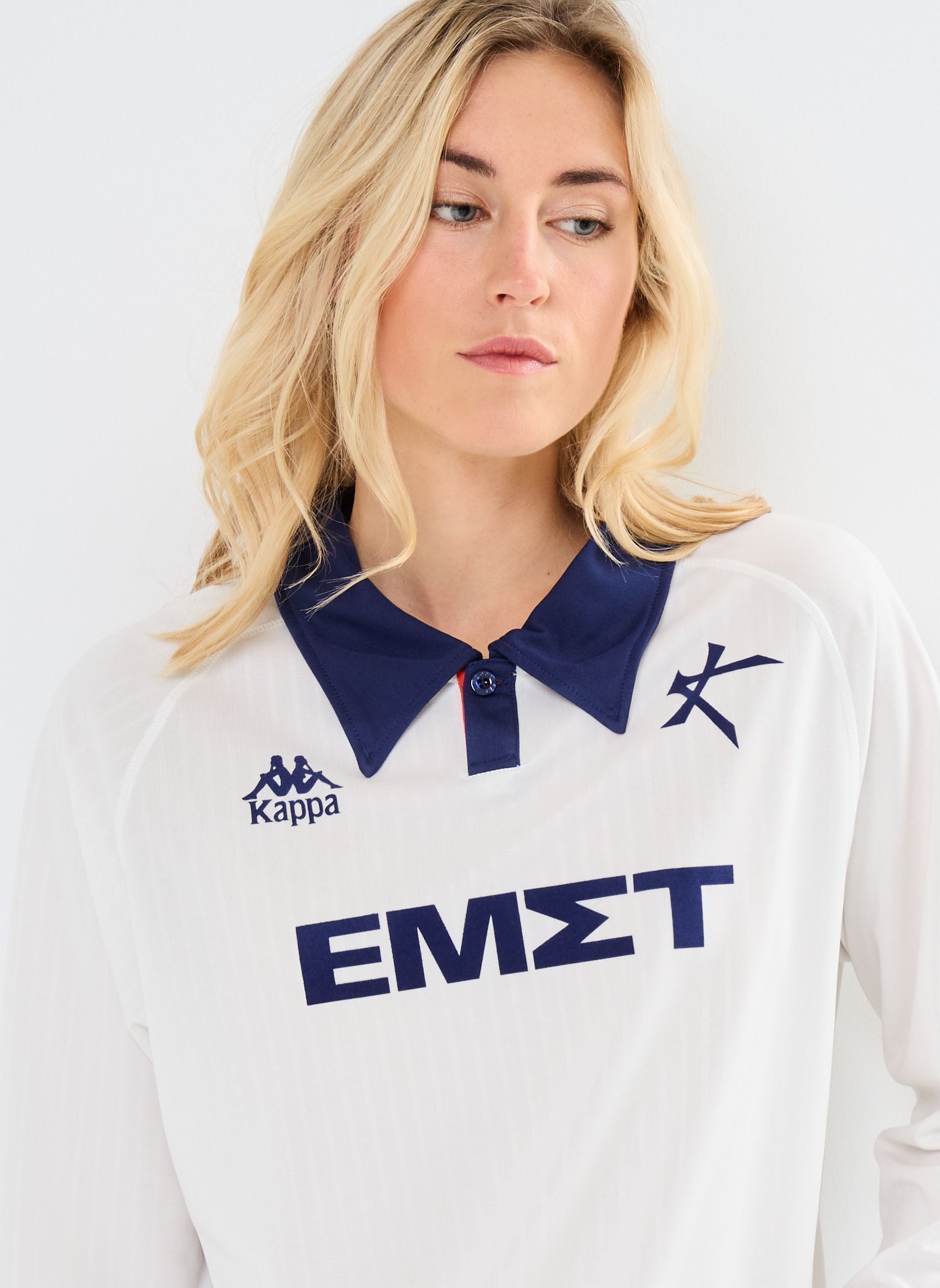 Tee-shirts manches longues Maillot de foot - KOMBAT AWAY KALLITHEA femme blanc Kappa Tee-shirts manches longues Maillot de foot - KOMBAT AWAY KALLITHEA femme blanc A04