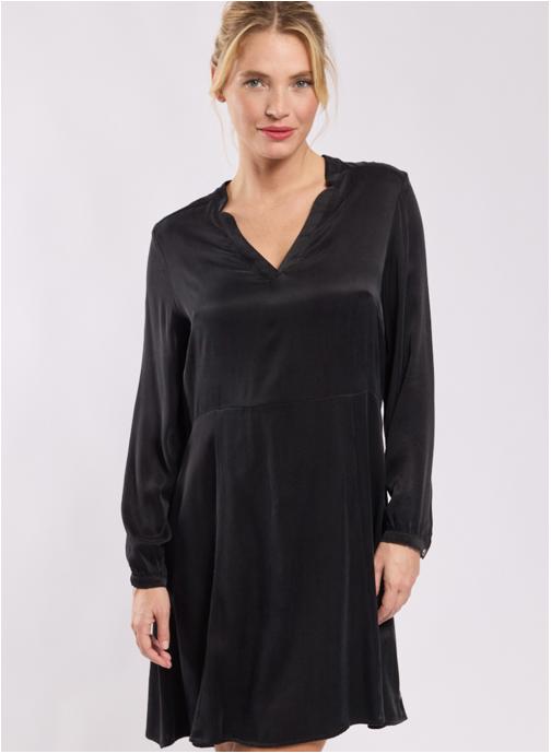 Robe Mi-longue Terre & Mer Taille 44 - Gris, Sans Manches, Style évasé, Parfait état