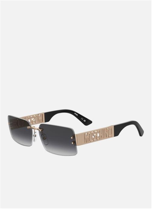 Moschino Lunettes de soleil femme or et bronze
