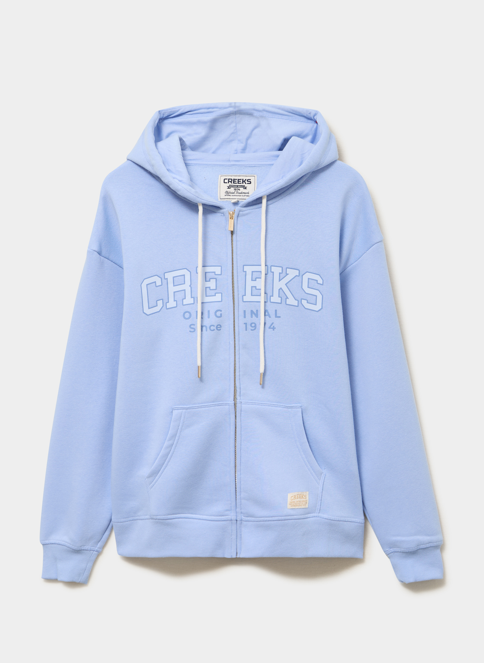 Sweats à capuche CRE3_SUCRE femme bleu CREEKS Sweats à capuche CRE3_SUCRE femme bleu Bleu ciel