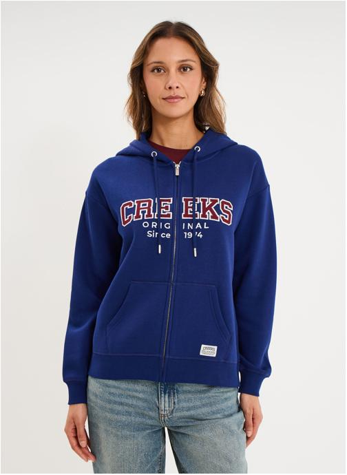 CREEKS Sweats à capuche CRE3_SUCRE femme bleu