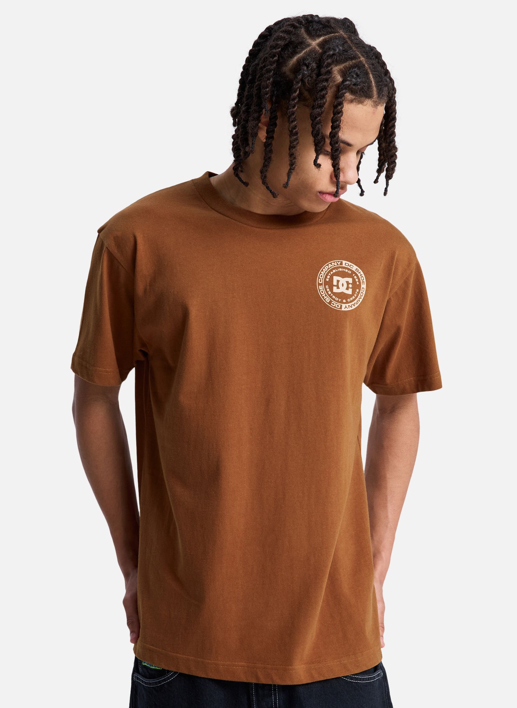 Tee-shirts DC Corpo Fb homme marron DC Shoes Tee-shirts DC Corpo Fb homme marron Marron