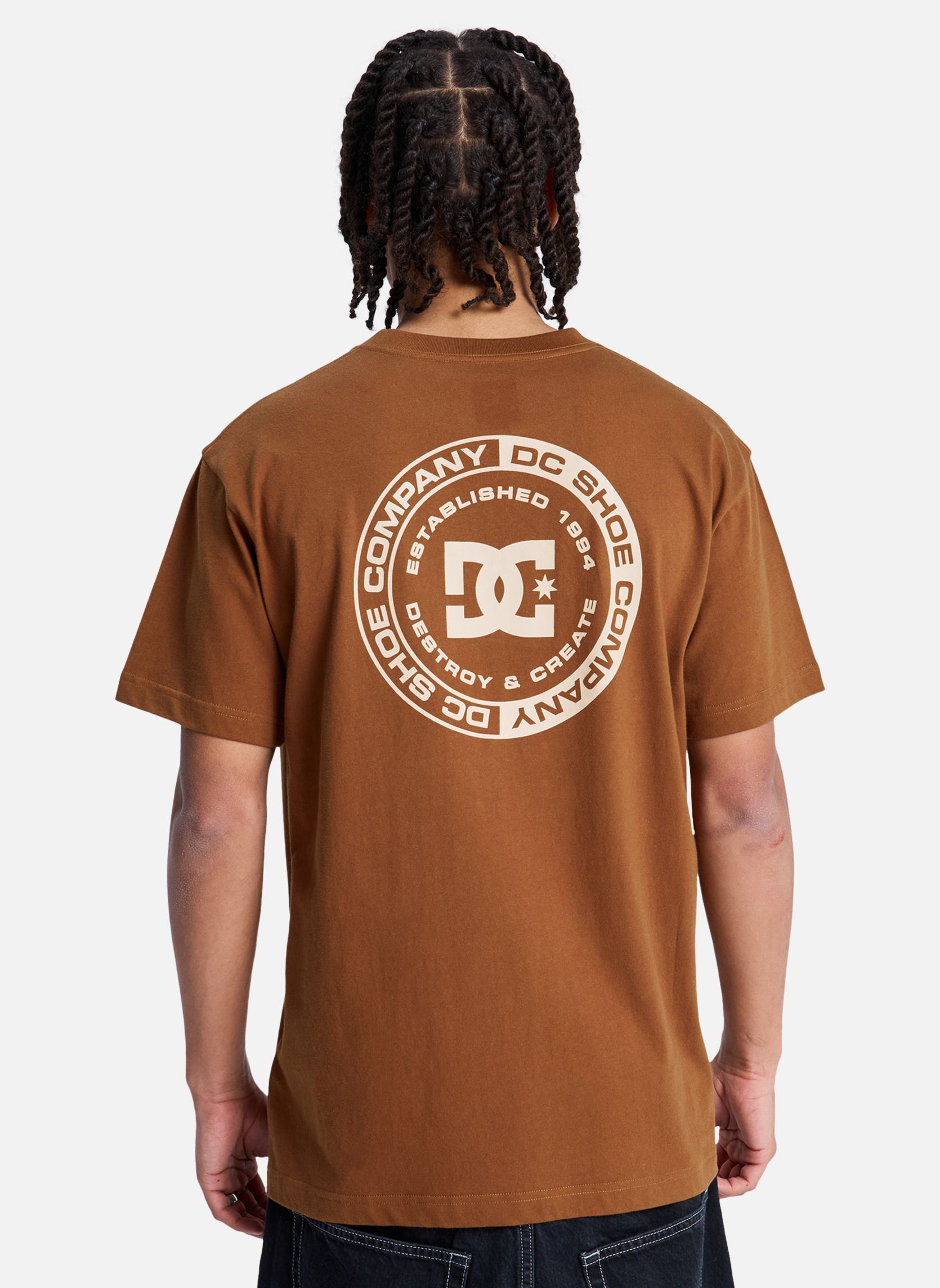 Tee-shirts DC Corpo Fb homme marron DC Shoes Tee-shirts DC Corpo Fb homme marron Marron
