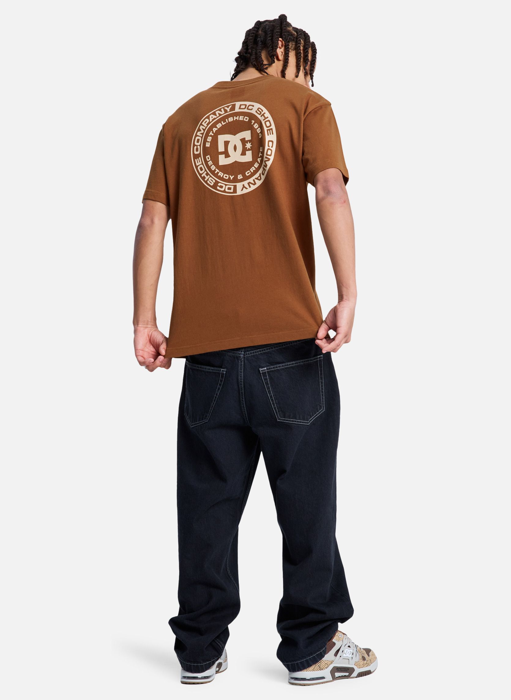 Tee-shirts DC Corpo Fb homme marron DC Shoes Tee-shirts DC Corpo Fb homme marron Marron