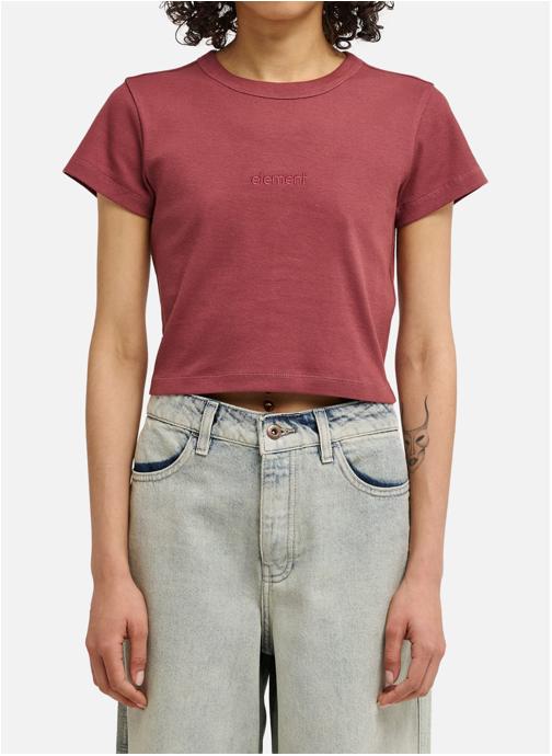 Element Tee-shirts Yarnhill femme bordeaux