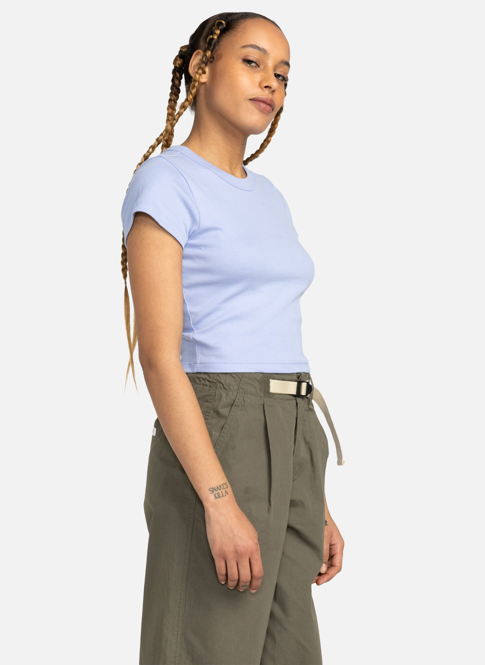Tee-shirts Yarnhill femme bleu Element Tee-shirts Yarnhill femme bleu Bleu clair