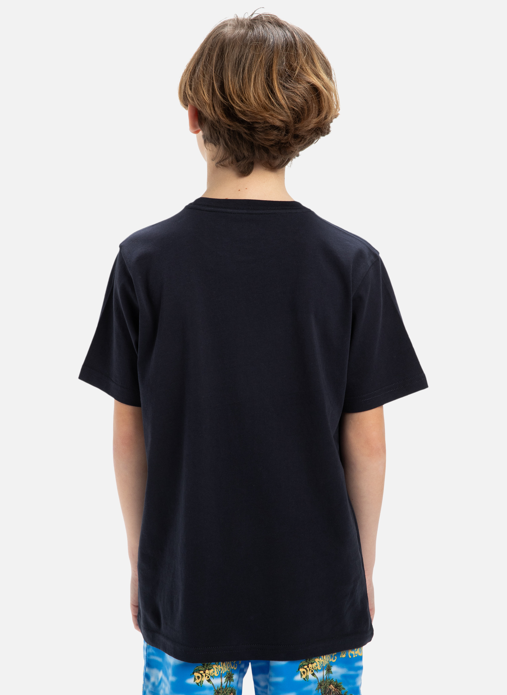 Tee-shirts Ev Typed Out garçon bleu Quiksilver Tee-shirts Ev Typed Out garçon bleu Bleu foncé