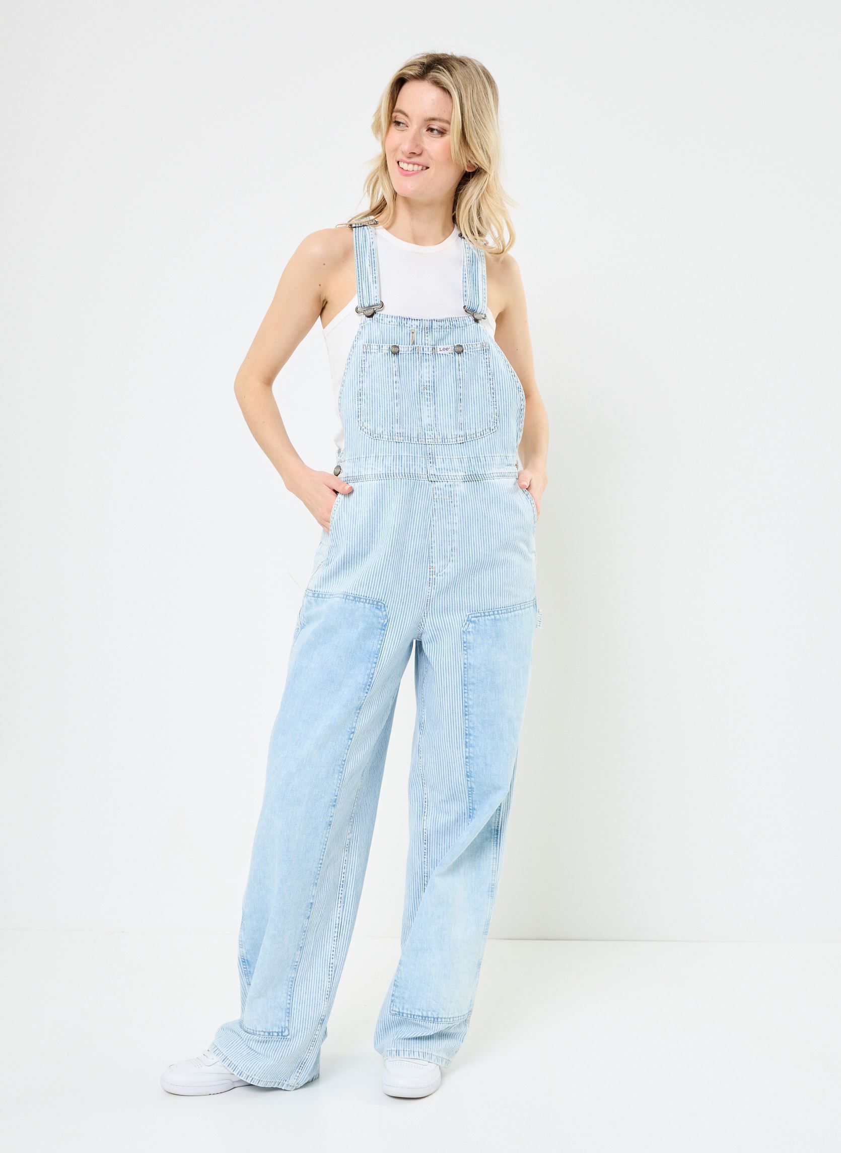 Latzhosen PATCHED OVERALL damen blau Lee Latzhosen PATCHED OVERALL damen blau NEW WORKWEAR