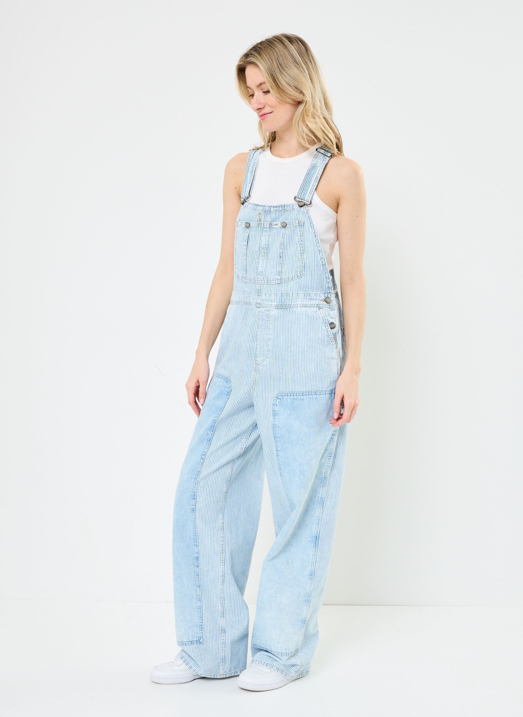 Latzhosen PATCHED OVERALL damen blau Lee Latzhosen PATCHED OVERALL damen blau NEW WORKWEAR