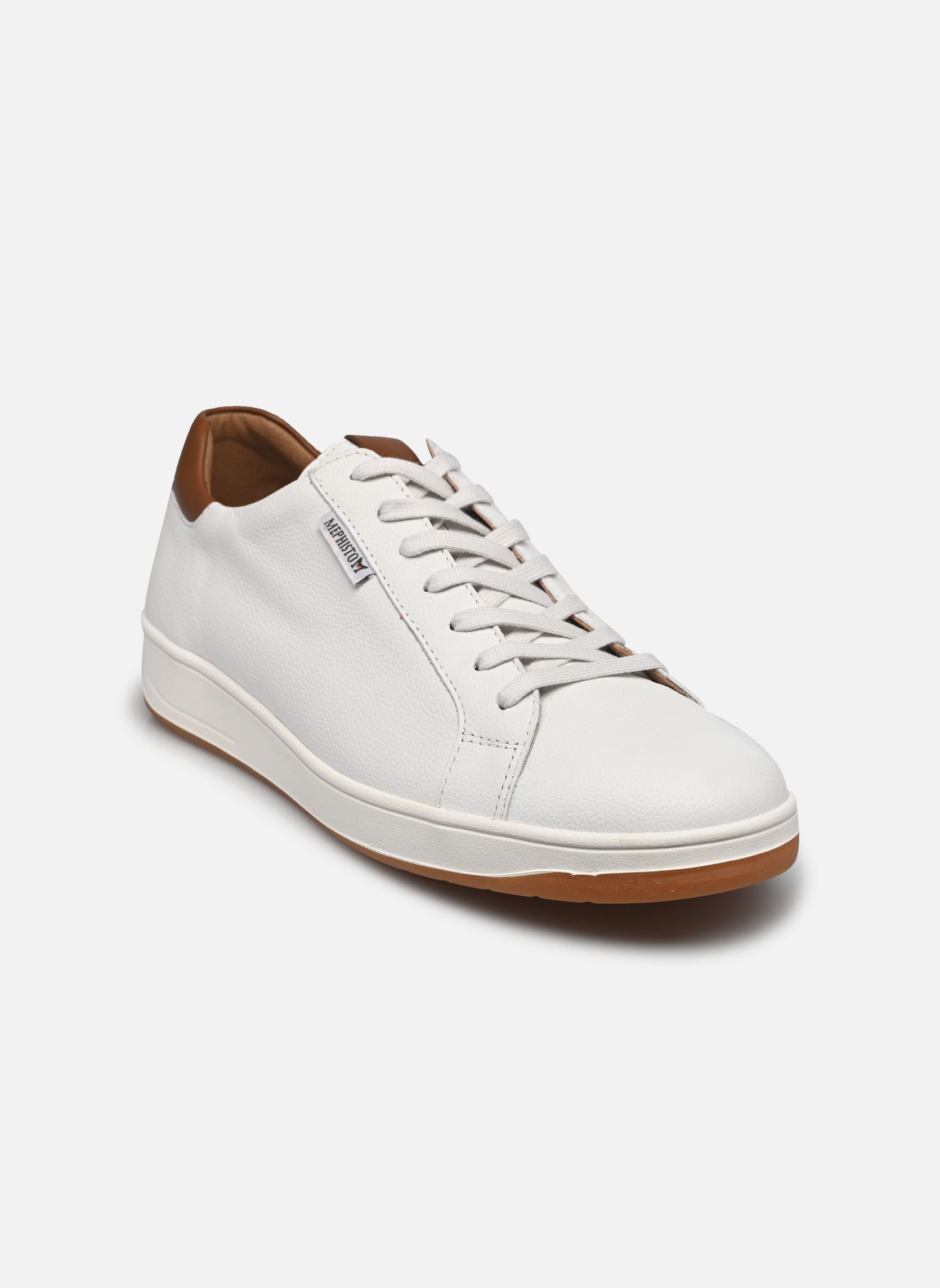 Niedrige Sneaker HASKO herren weiß Mephisto Niedrige Sneaker HASKO herren weiß WHITE