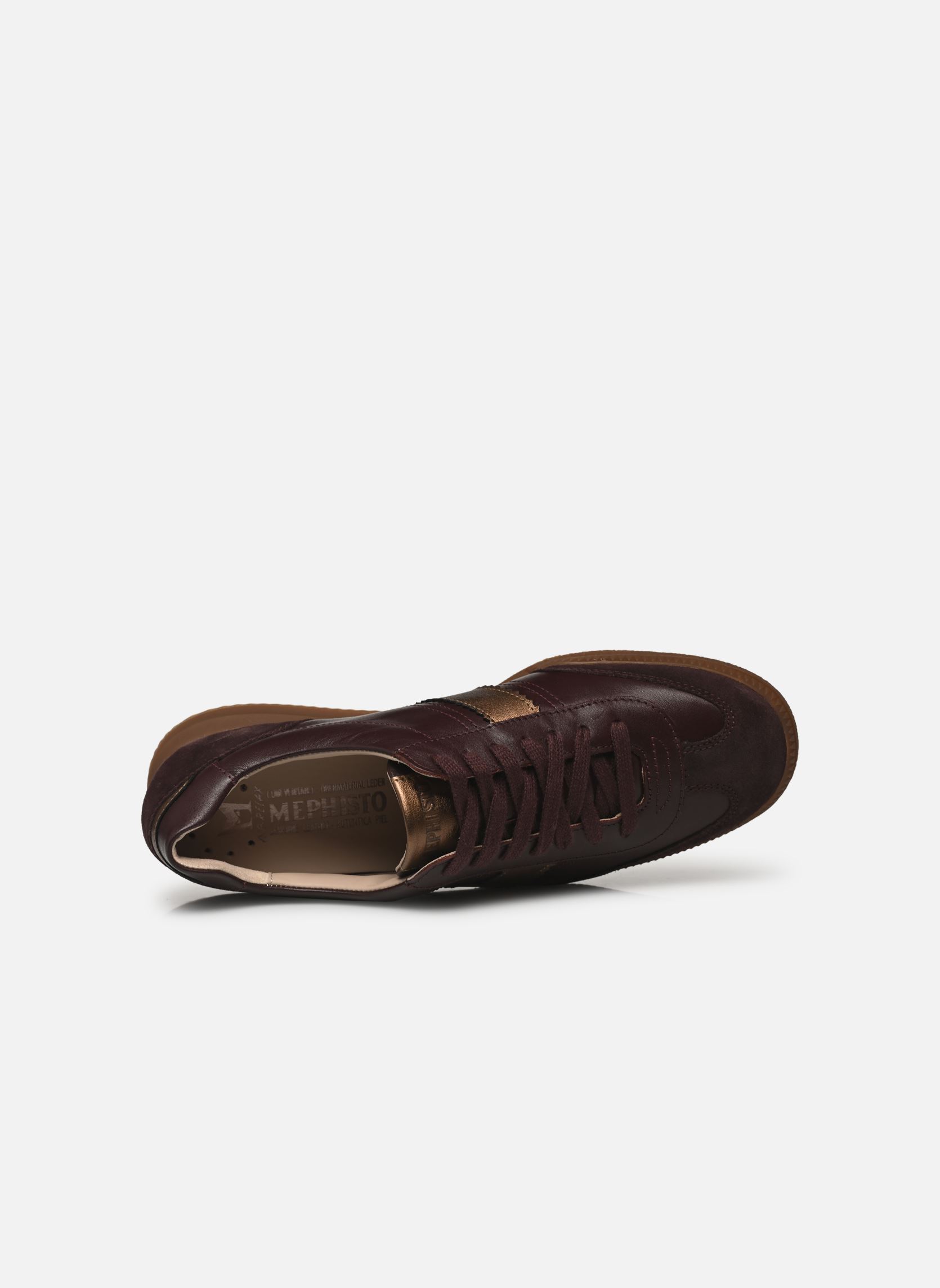 Baskets basses WITNEY femme bordeaux Mephisto Baskets basses WITNEY femme bordeaux PLUM