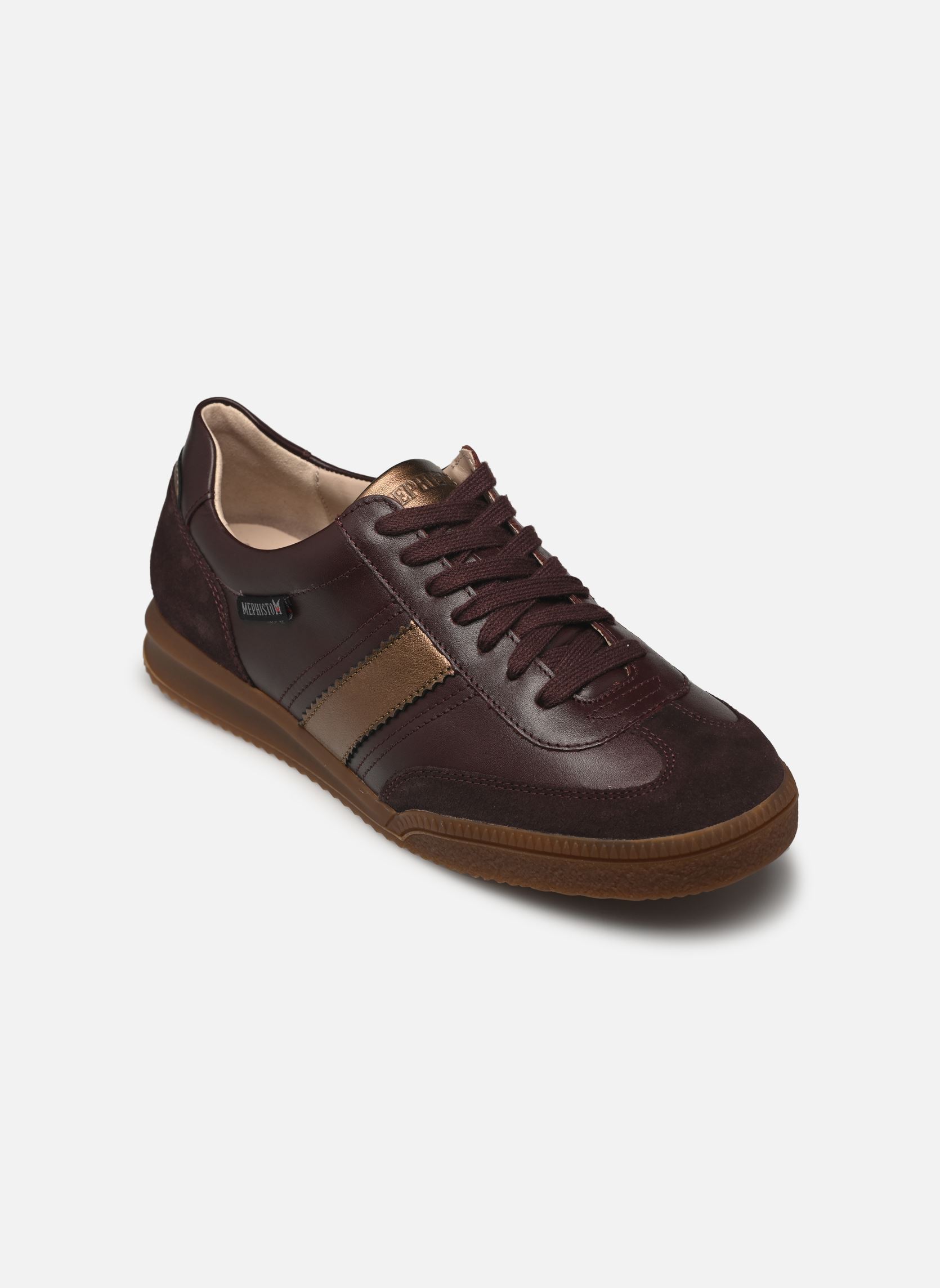 Baskets basses WITNEY femme bordeaux Mephisto Baskets basses WITNEY femme bordeaux PLUM