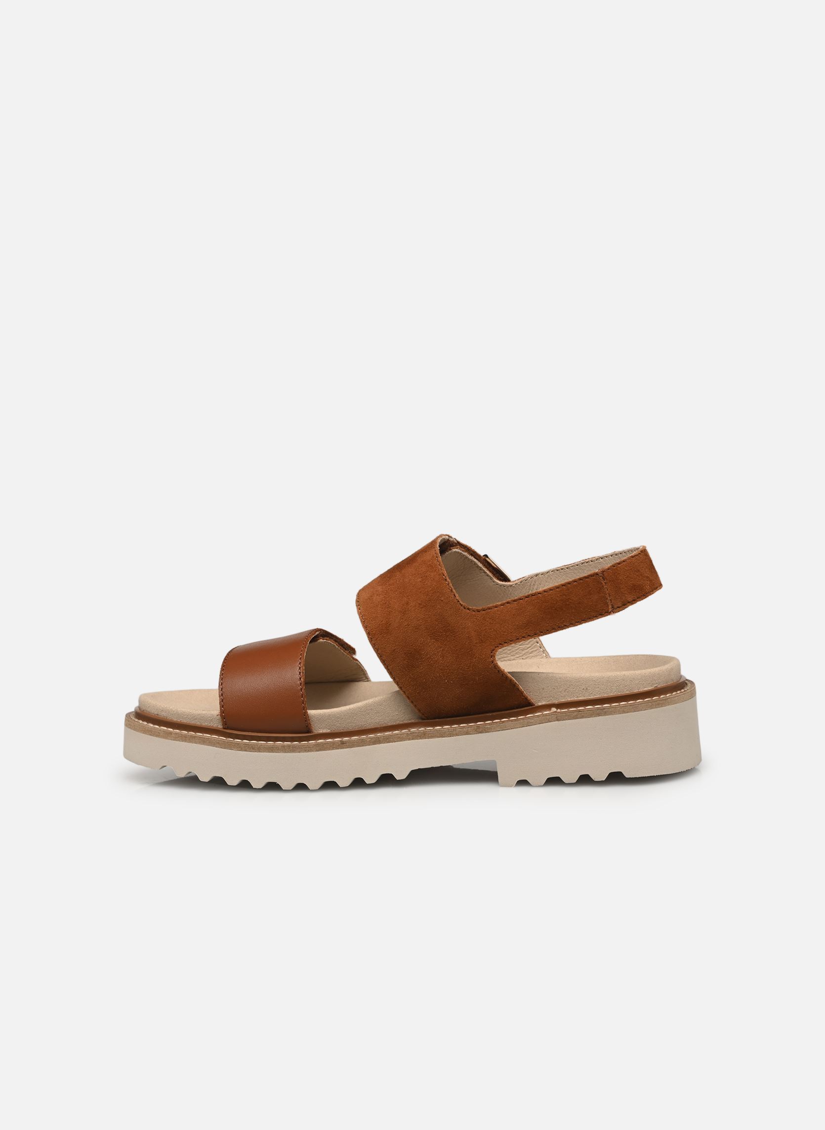 Sandales plates VIOLAINE femme rouge Mephisto Sandales plates VIOLAINE femme rouge CHILI