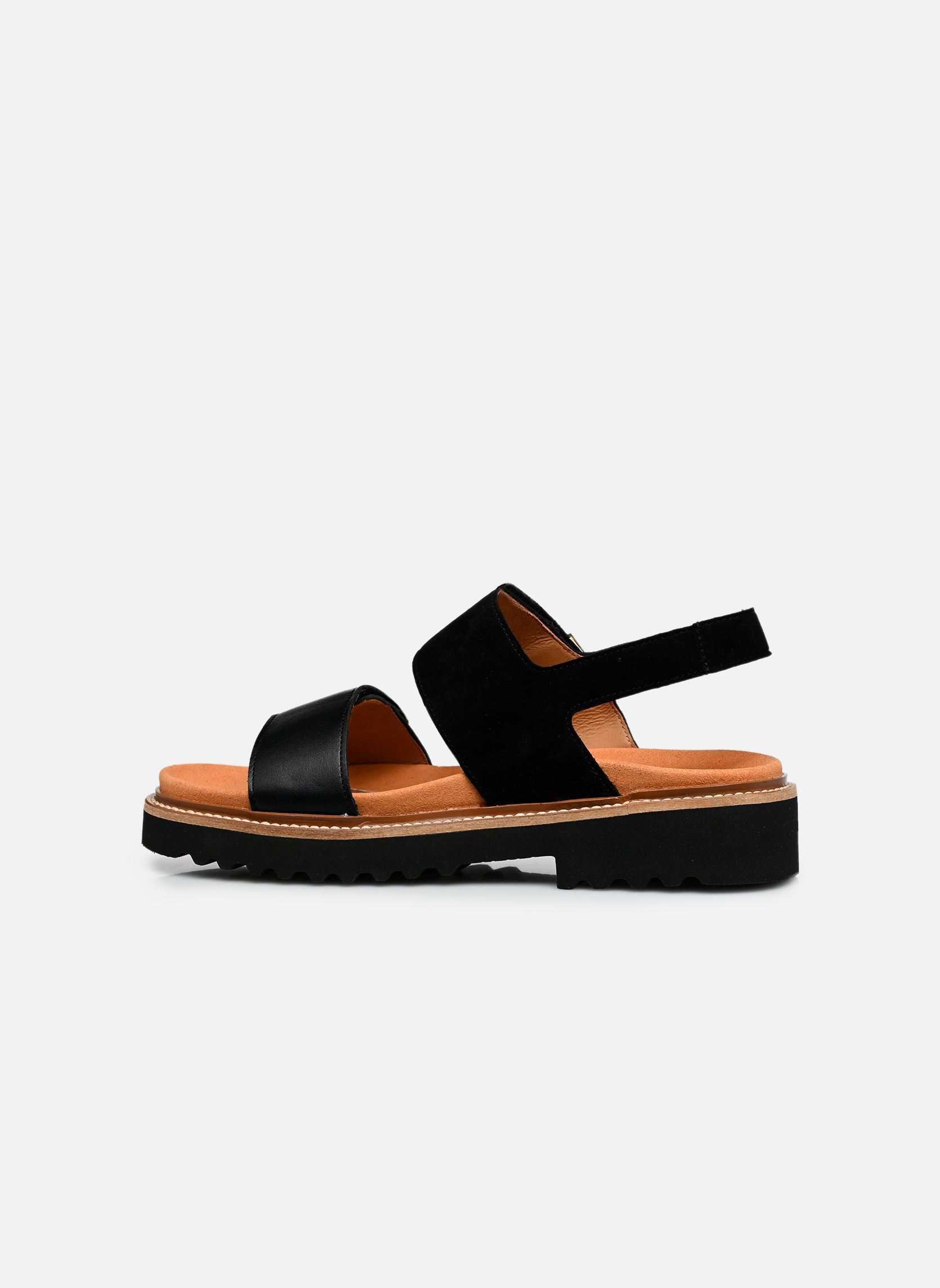 Flache Sandalen VIOLAINE damen schwarz Mephisto Flache Sandalen VIOLAINE damen schwarz BLACK