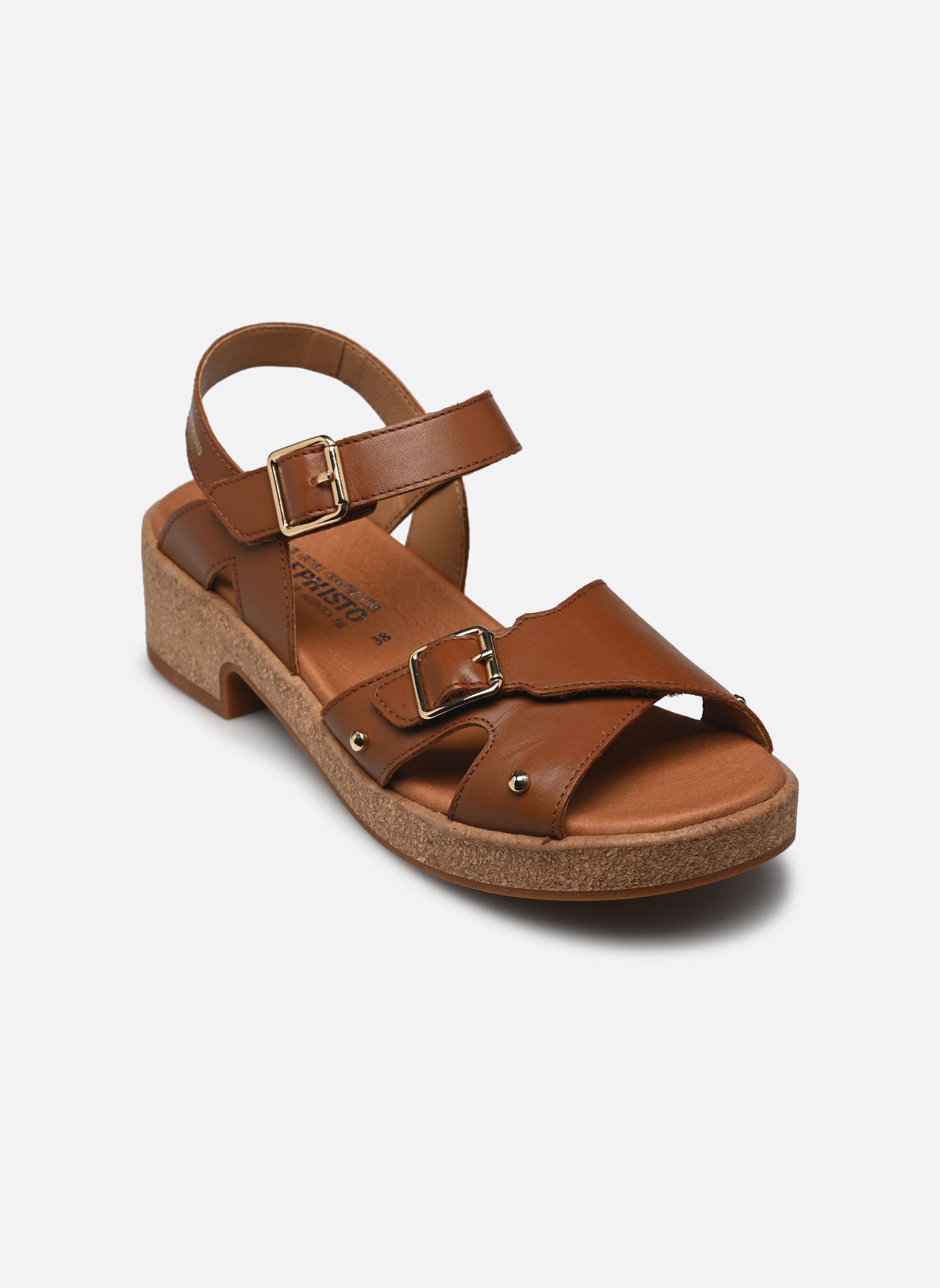 Flache Sandalen FEDORA damen rot Mephisto Flache Sandalen FEDORA damen rot CHILI