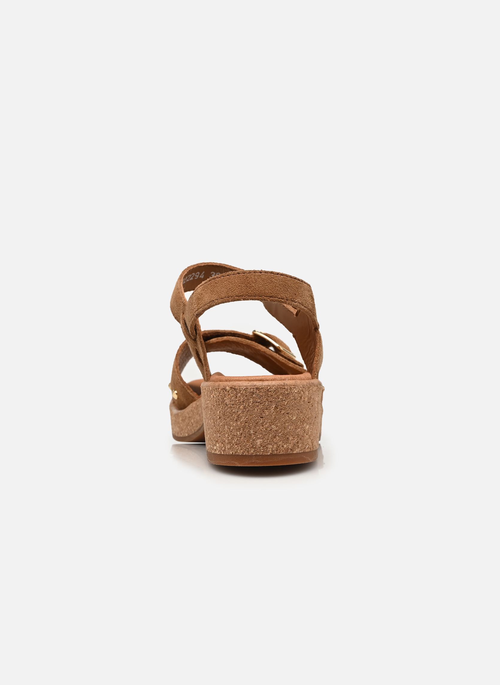 Flache Sandalen FEDORA damen braun Mephisto Flache Sandalen FEDORA damen braun TOBACCO