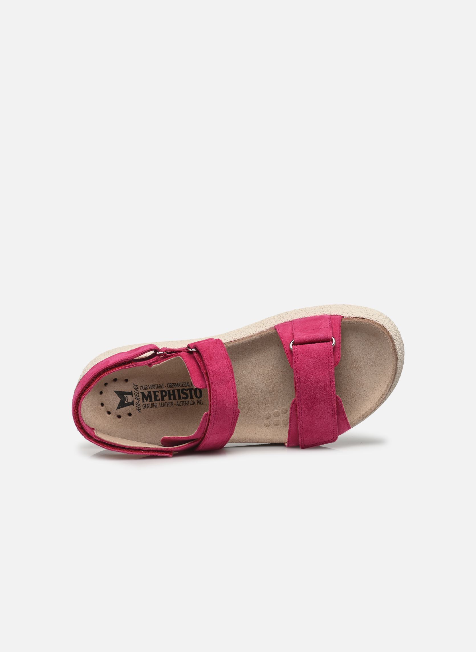 Flache Sandalen GILL damen rosa Mephisto Flache Sandalen GILL damen rosa FUCHSIA