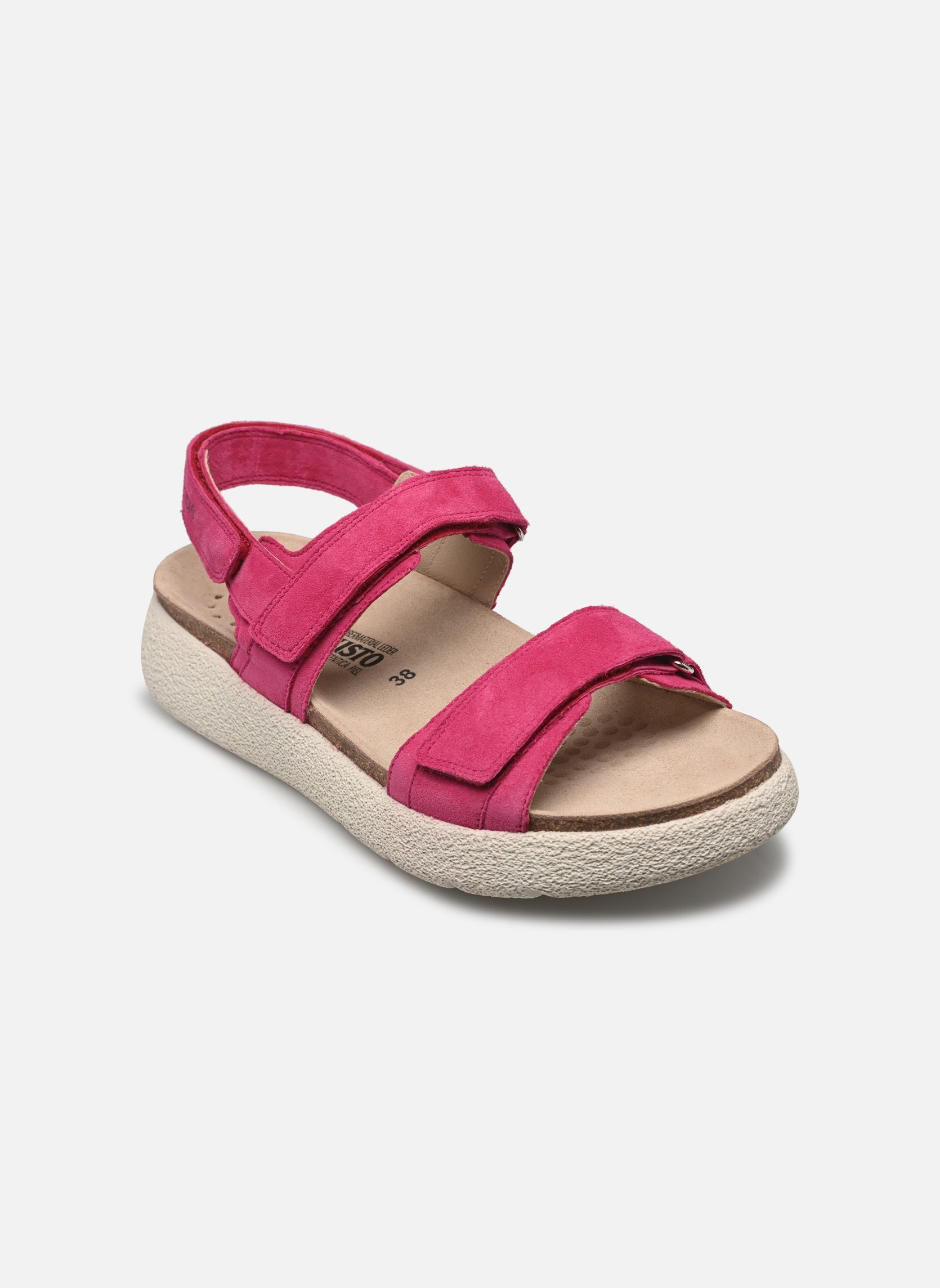 Flache Sandalen GILL damen rosa Mephisto Flache Sandalen GILL damen rosa FUCHSIA