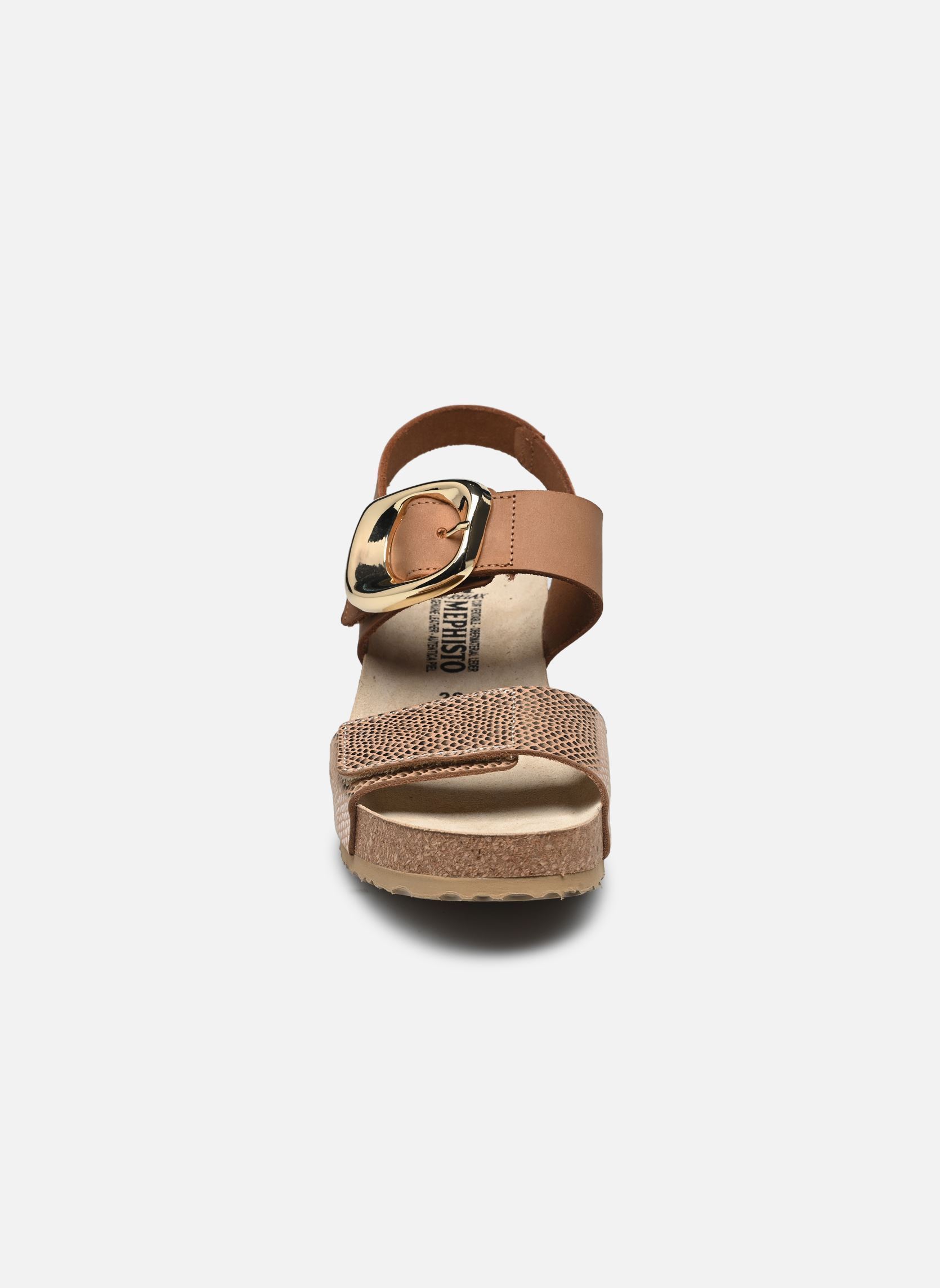 Sandales compensées et plateformes LEANDRE femme marron Mephisto Sandales compensées et plateformes LEANDRE femme marron LIGHT SAND
