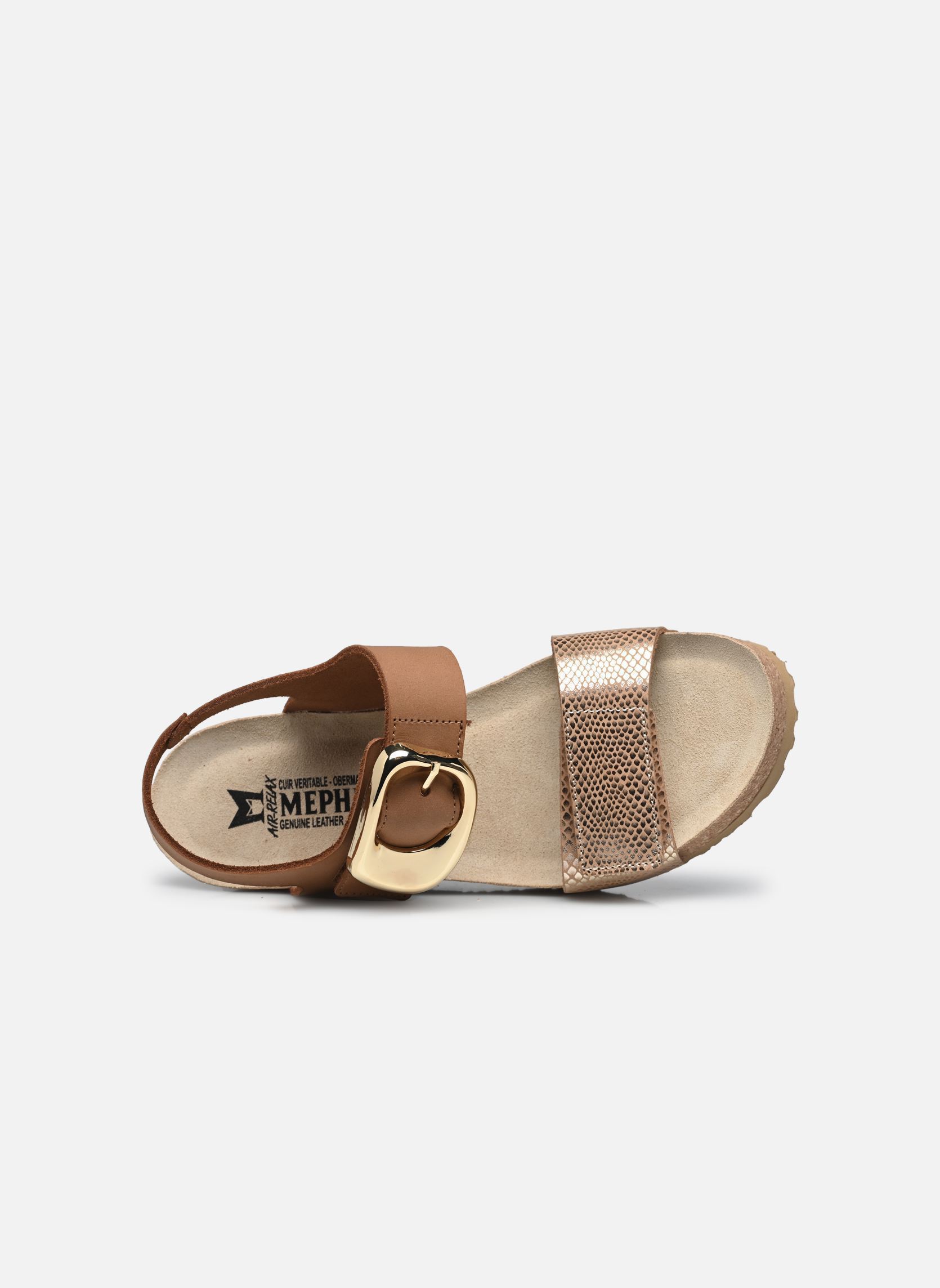 Sandales compensées et plateformes LEANDRE femme marron Mephisto Sandales compensées et plateformes LEANDRE femme marron LIGHT SAND