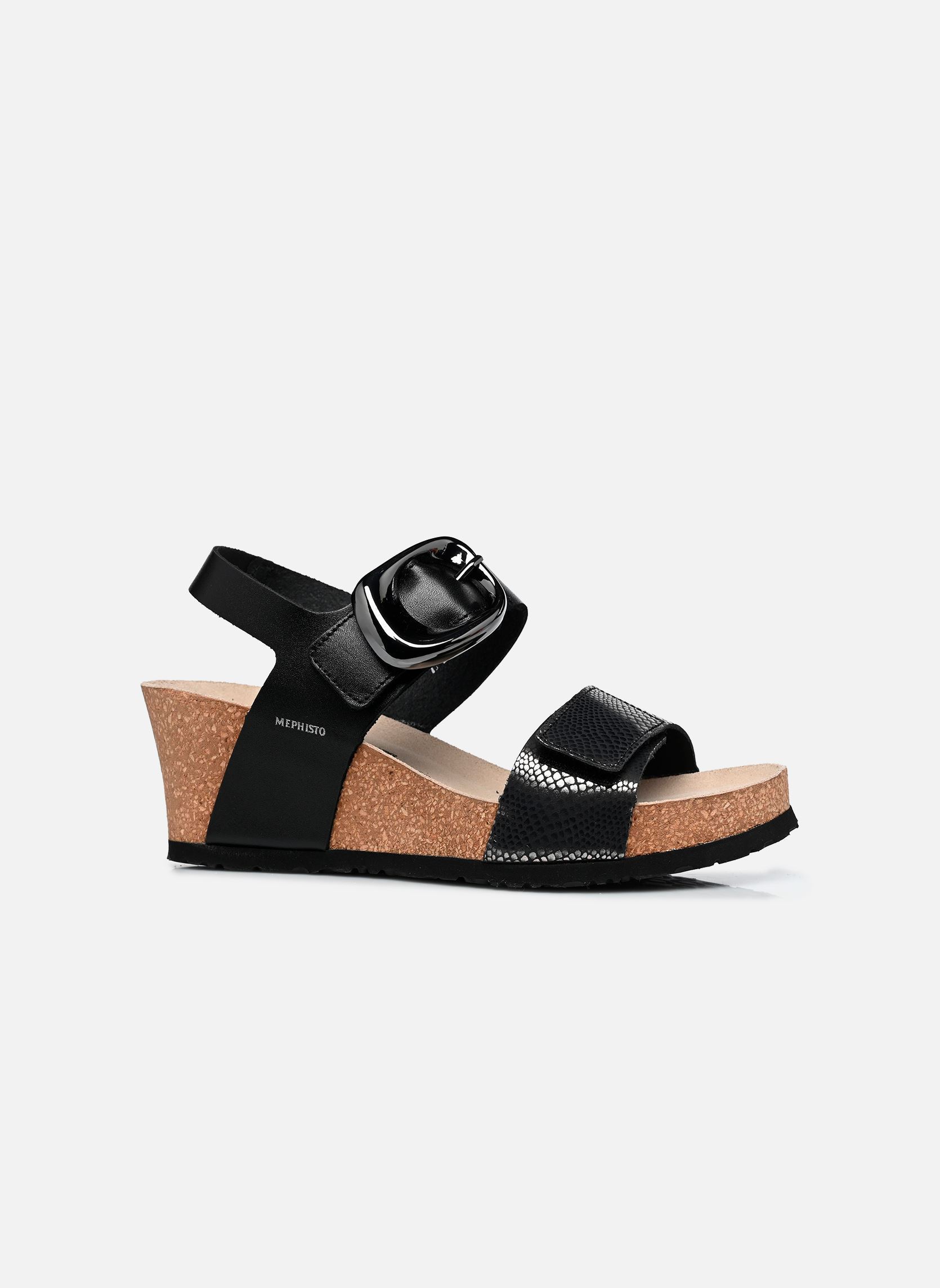 Keil- und Plateausandalen LEANDRE damen schwarz Mephisto Keil- und Plateausandalen LEANDRE damen schwarz GREY