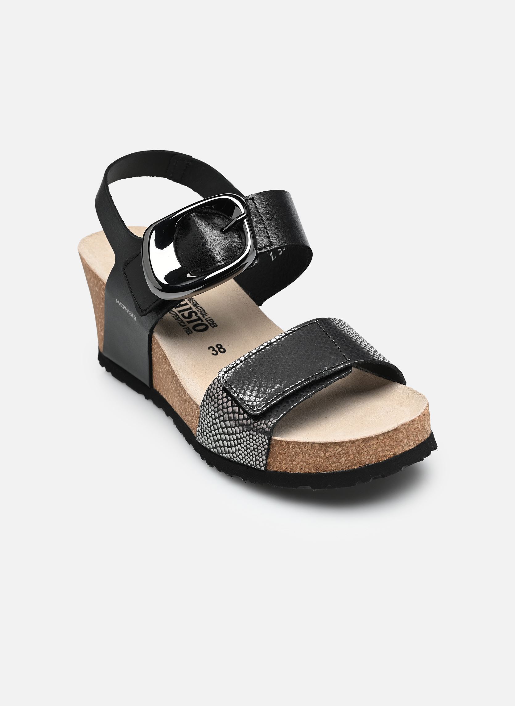 Keil- und Plateausandalen LEANDRE damen schwarz Mephisto Keil- und Plateausandalen LEANDRE damen schwarz GREY