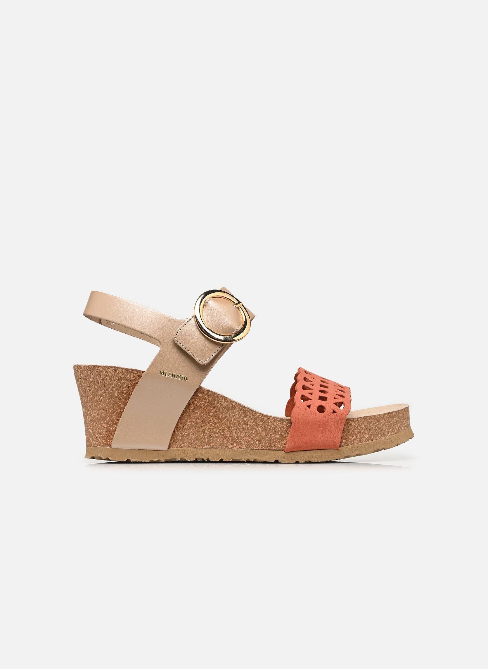 Keil- und Plateausandalen LEE damen rot Mephisto Keil- und Plateausandalen LEE damen rot CHILI