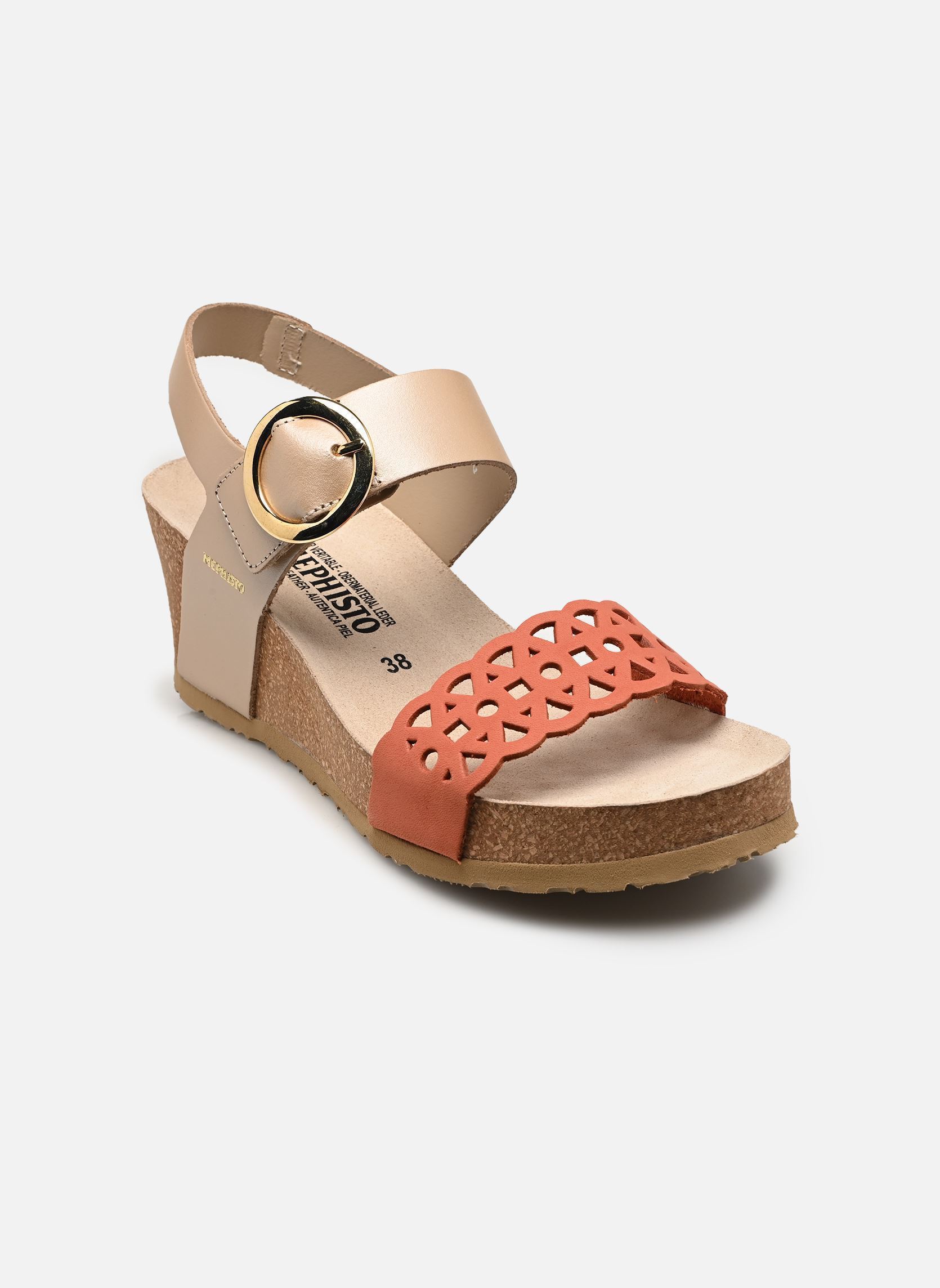 Keil- und Plateausandalen LEE damen rot Mephisto Keil- und Plateausandalen LEE damen rot CHILI