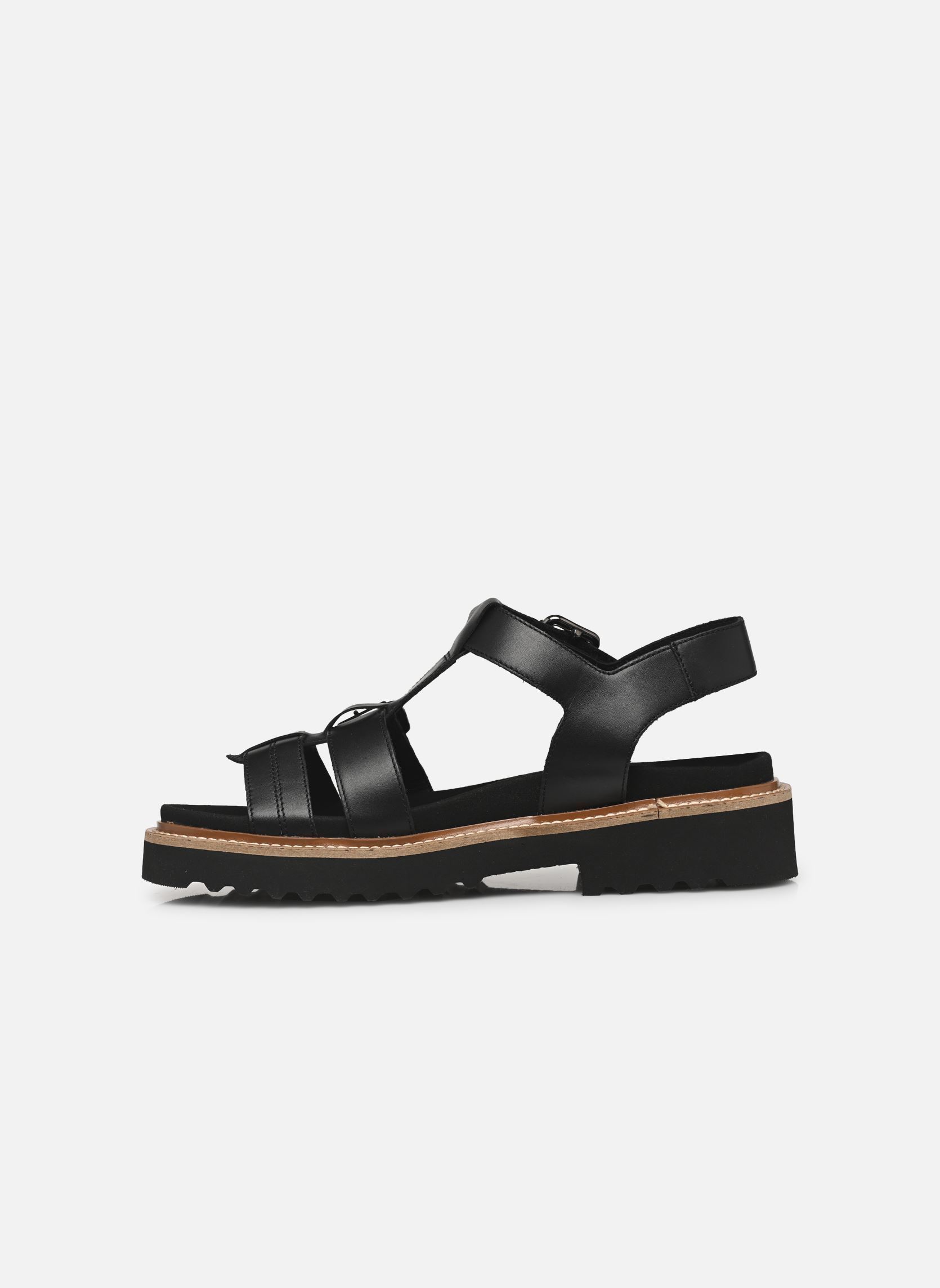 Flache Sandalen VALNY damen schwarz Mephisto Flache Sandalen VALNY damen schwarz BLACK