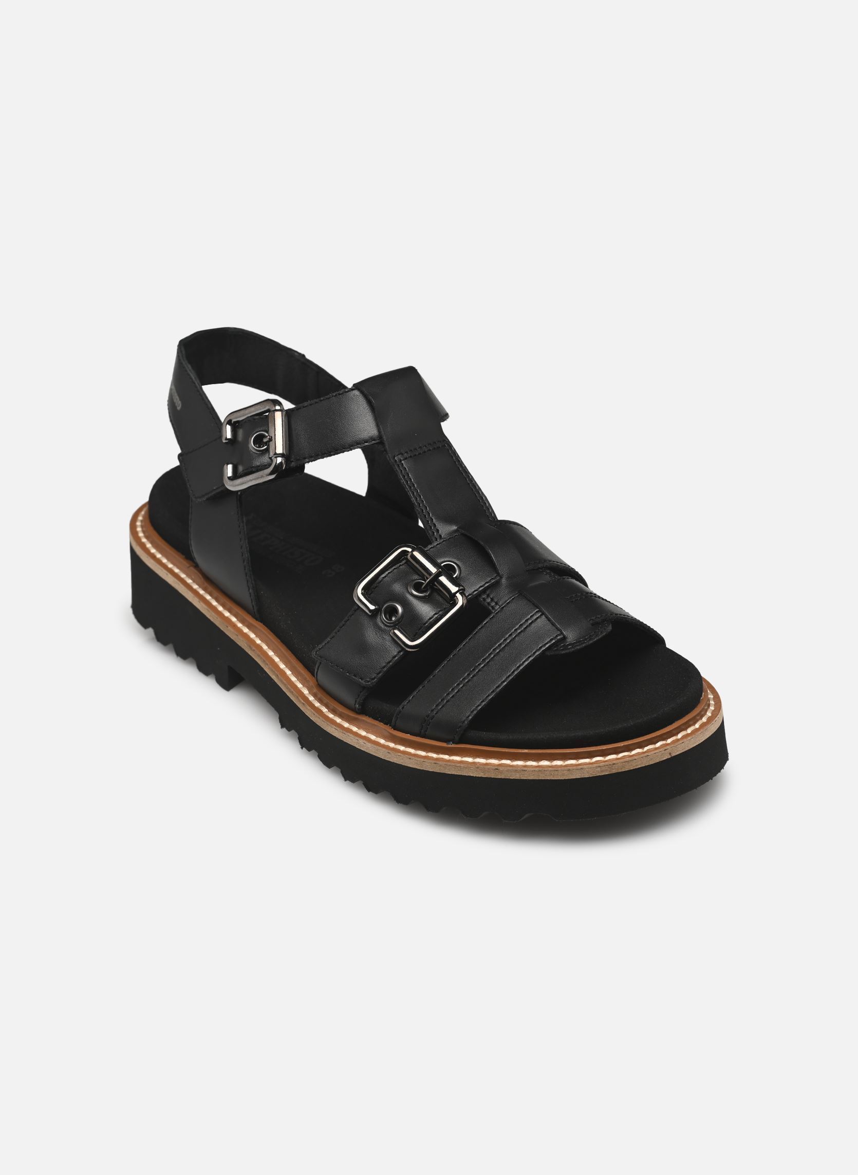 Flache Sandalen VALNY damen schwarz Mephisto Flache Sandalen VALNY damen schwarz BLACK