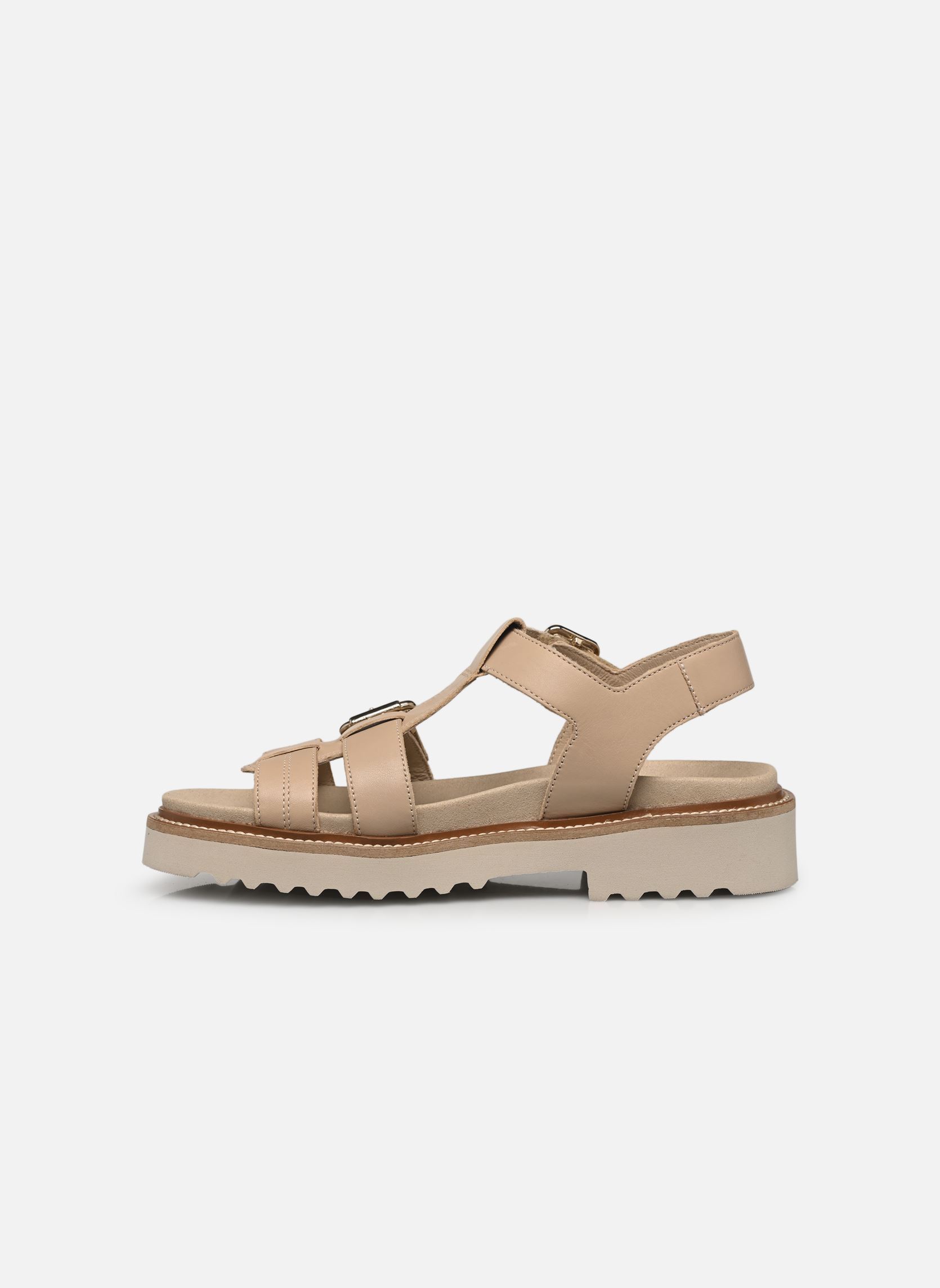 Flache Sandalen VALNY damen beige Mephisto Flache Sandalen VALNY damen beige LIGHT SAND