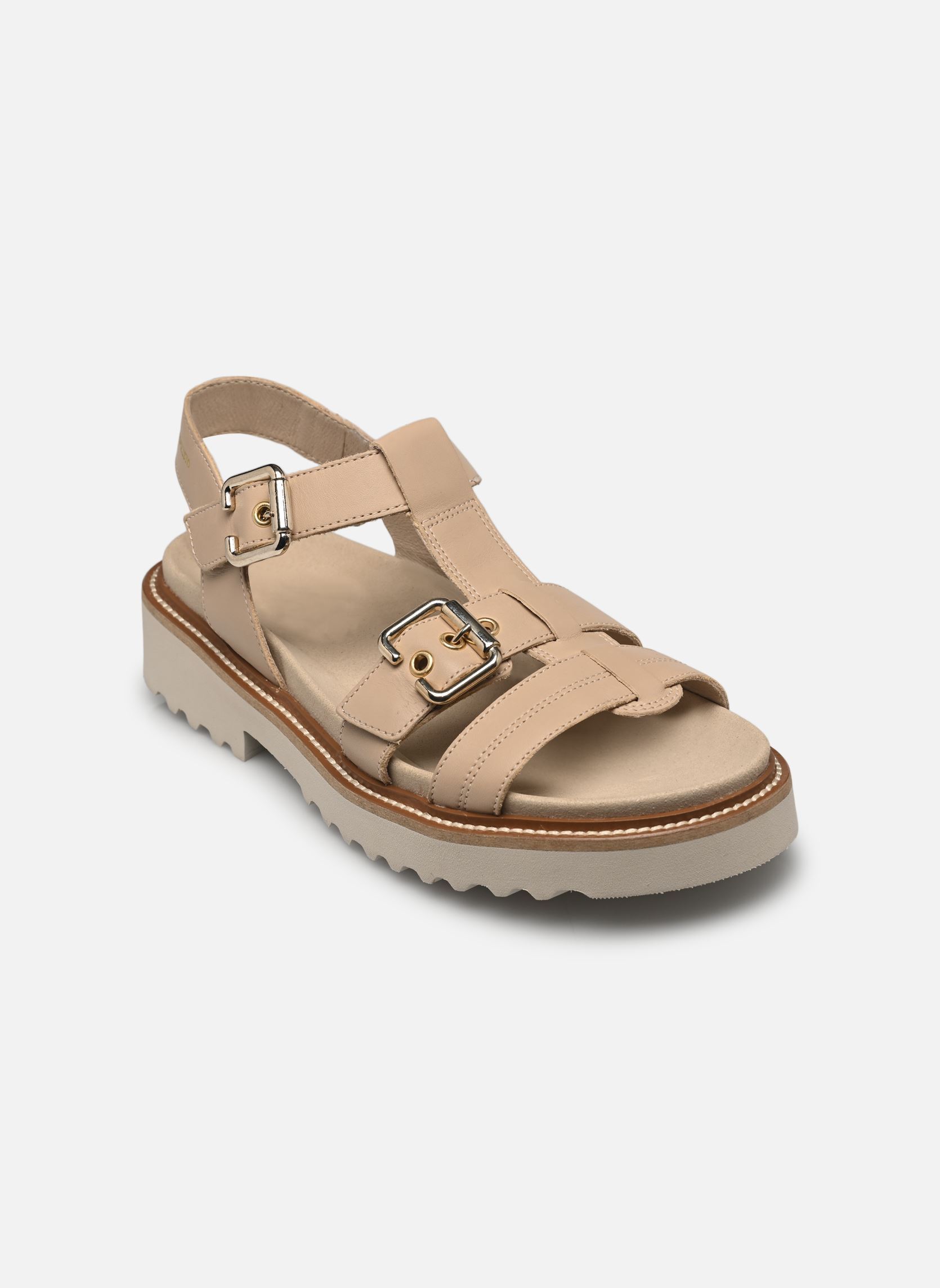 Flache Sandalen VALNY damen beige Mephisto Flache Sandalen VALNY damen beige LIGHT SAND