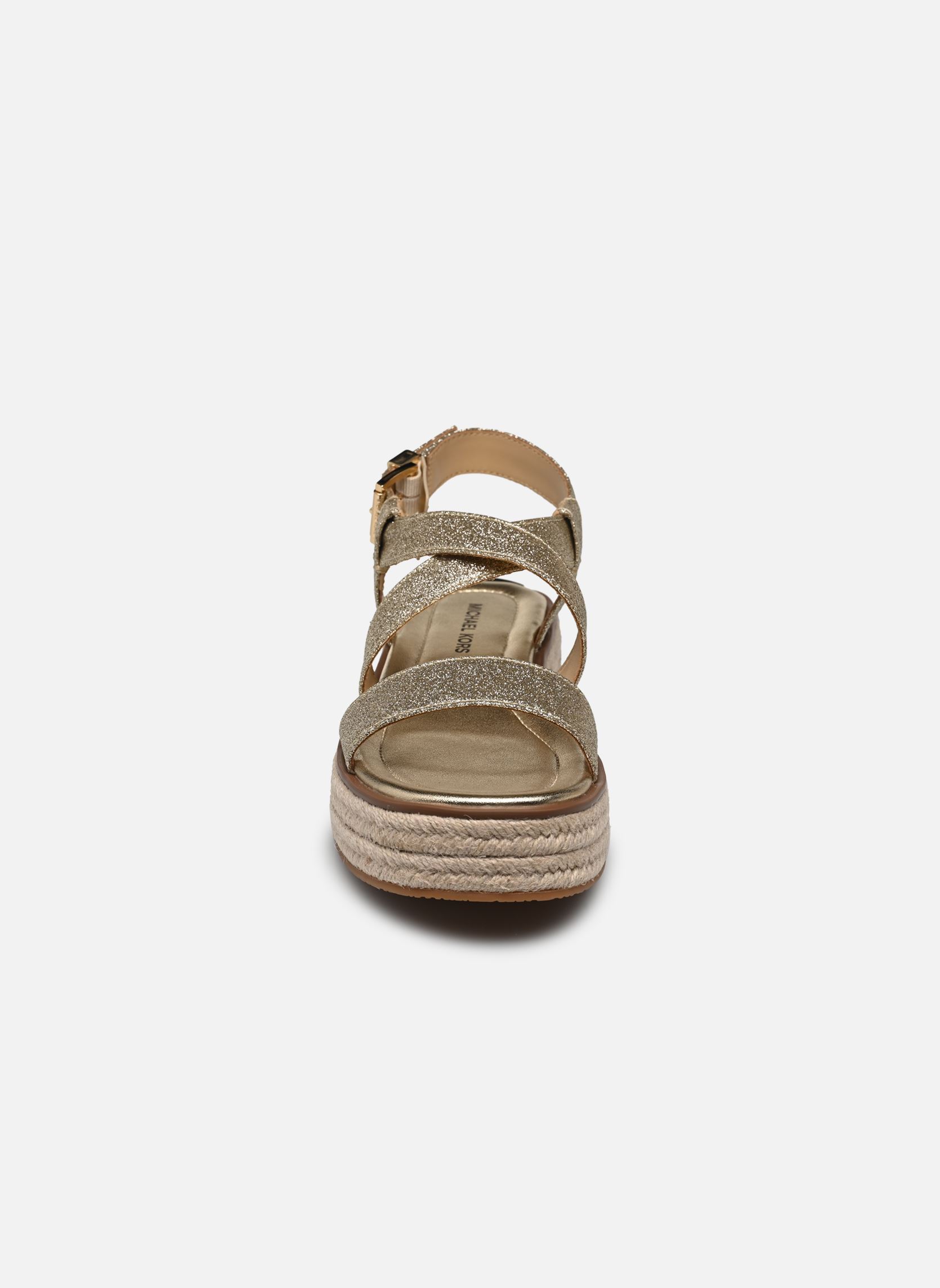 Sandali con zeppa e plateau LYNN ESPADRILLE SANDAL donna oro e bronzo Michael Michael Kors Sandali con zeppa e plateau LYNN ESPADRILLE SANDAL donna oro e bronzo Pale Gold